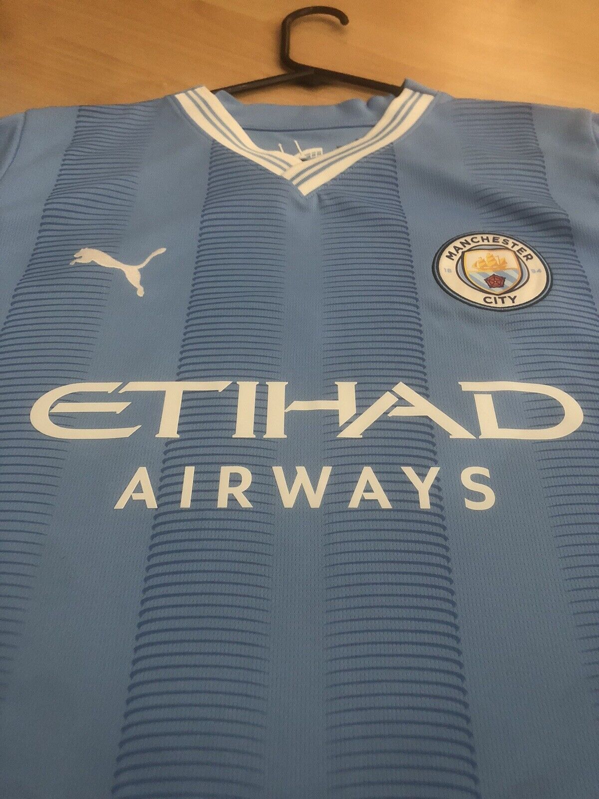 Haaland 9 Manchester City 2023 24 Large Home Shirt Excellent Condition 770438 01