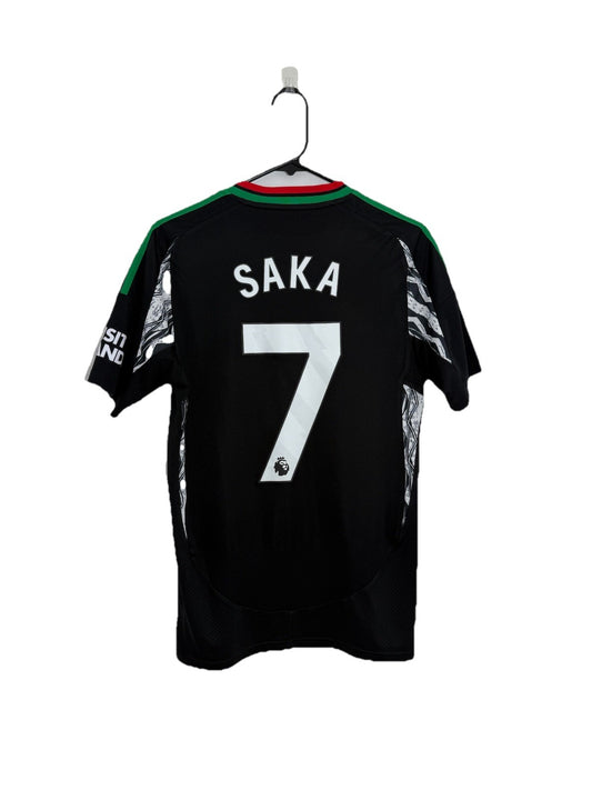 Arsenal Saka #7 2024/25 Small Away Shirt Excellent Condition IT6148