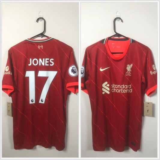 Jones #17 Liverpool Medium BNWT 2021/22 Home Shirt Nike