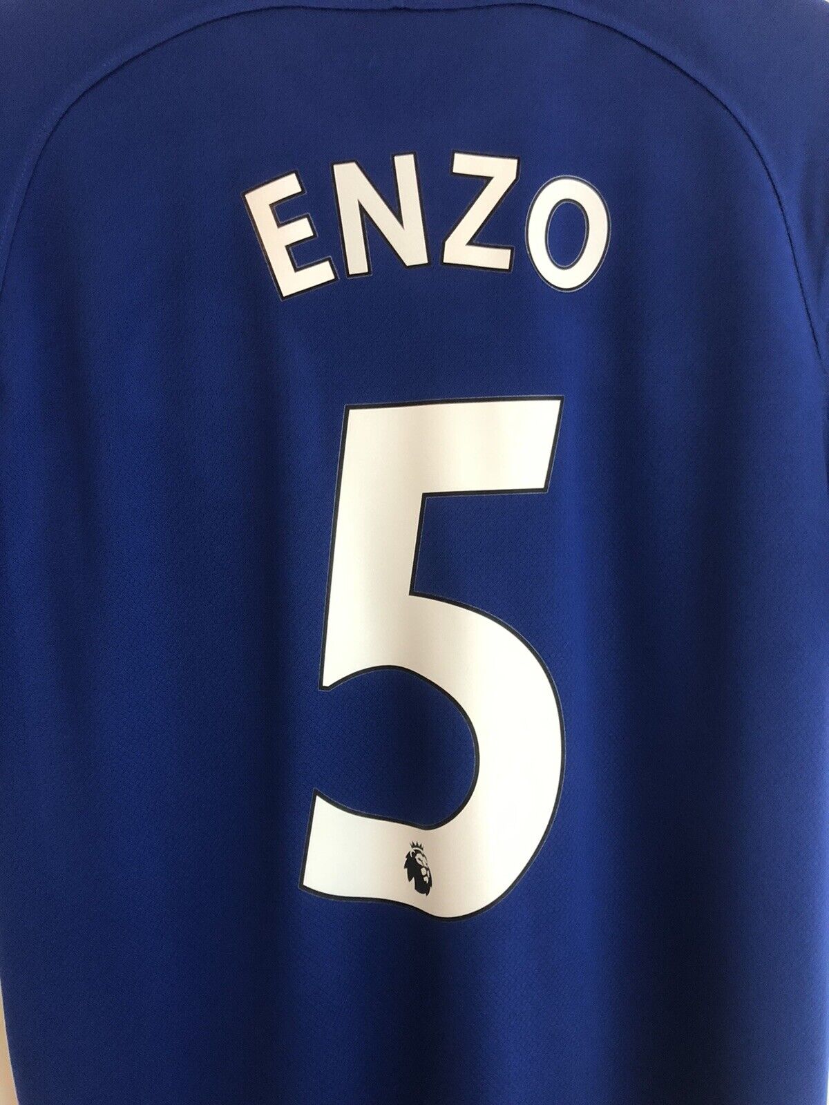 Enzo 5 Chelsea 2022 23 Medium Home Shirt Excellent Condition Dm1839 496