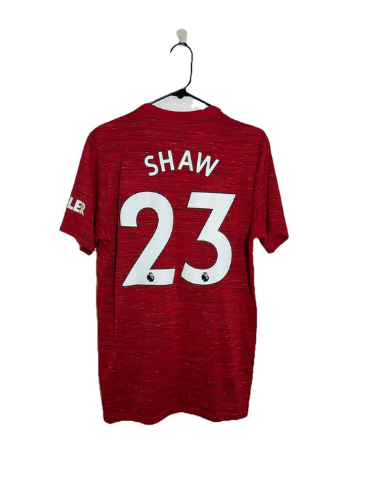 Manchester United Shaw #23 2020/21 Medium Home Shirt Excellent Condition GC7958