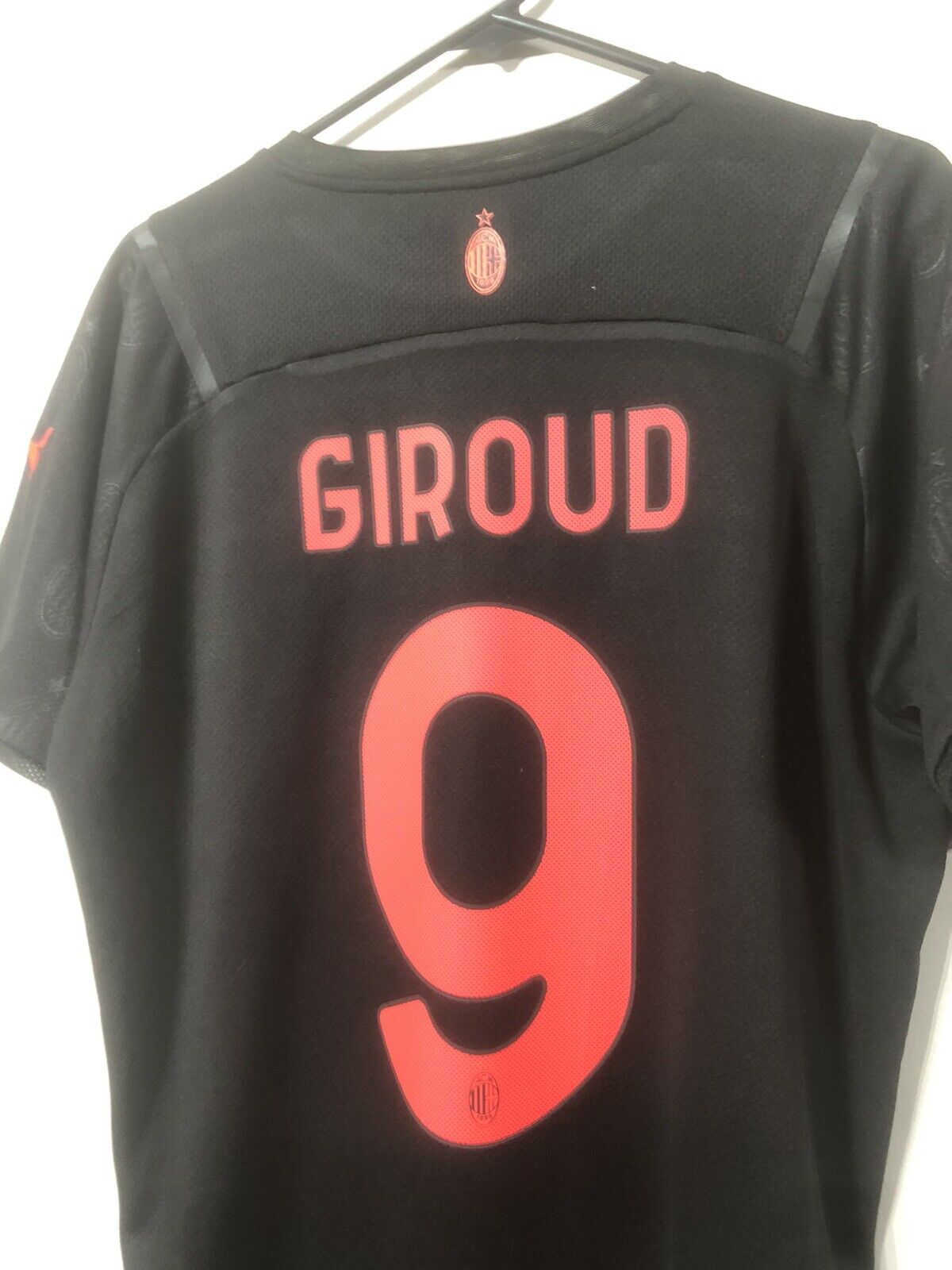 Giroud #9 AC Milan Large 2021/22 Third Shirt Puma Excellent Condition 759132-03