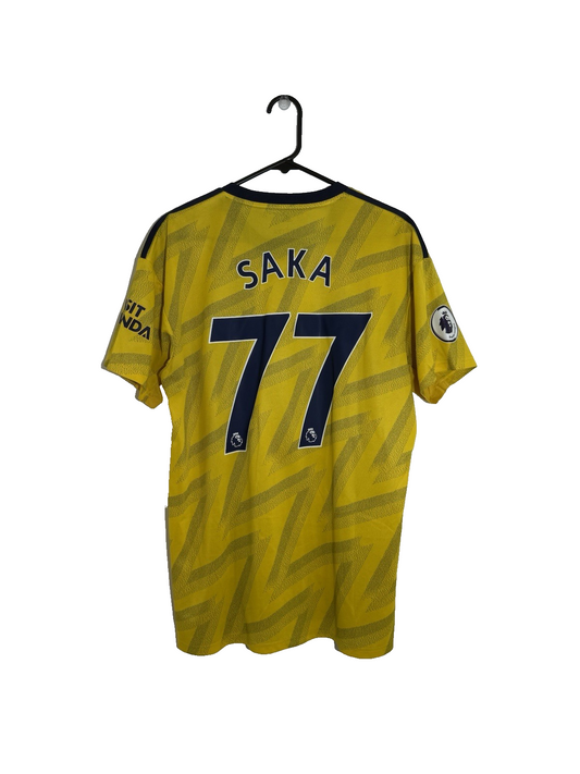 Arsenal Saka #77 2019/20 Large Away Shirt Excellent Condition EH5635