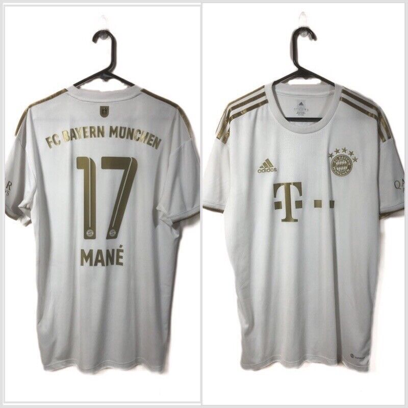 Mane 17 Bayern Munich 2022 23 Large Away Shirt Excellent Condition Hi3886