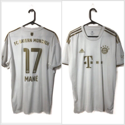 Mane 17 Bayern Munich 2022 23 Large Away Shirt Excellent Condition Hi3886