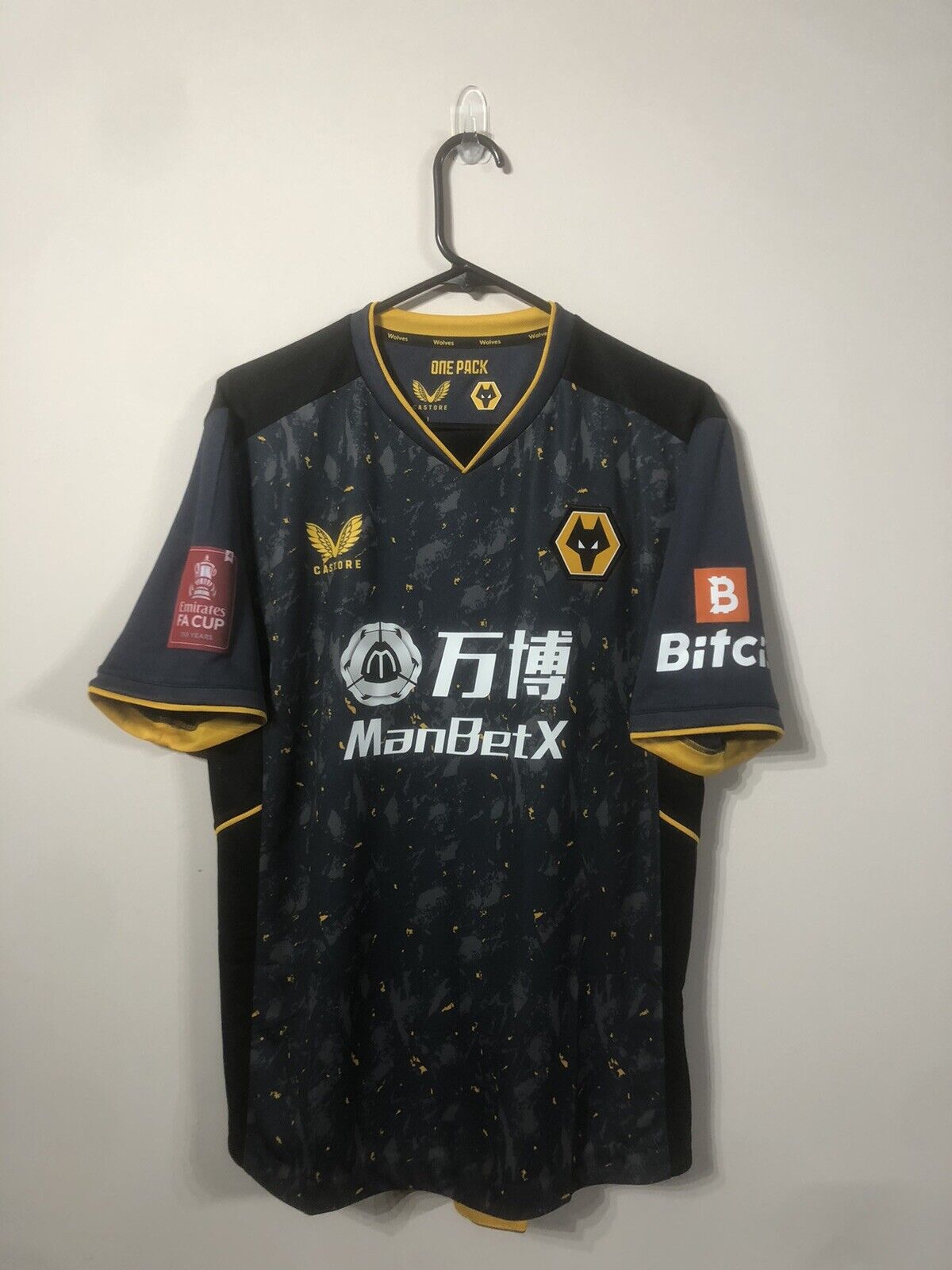 Fabio Silva #17 BNWT Wolves 2021/22 Large Away Football Shirt Jersey Castore