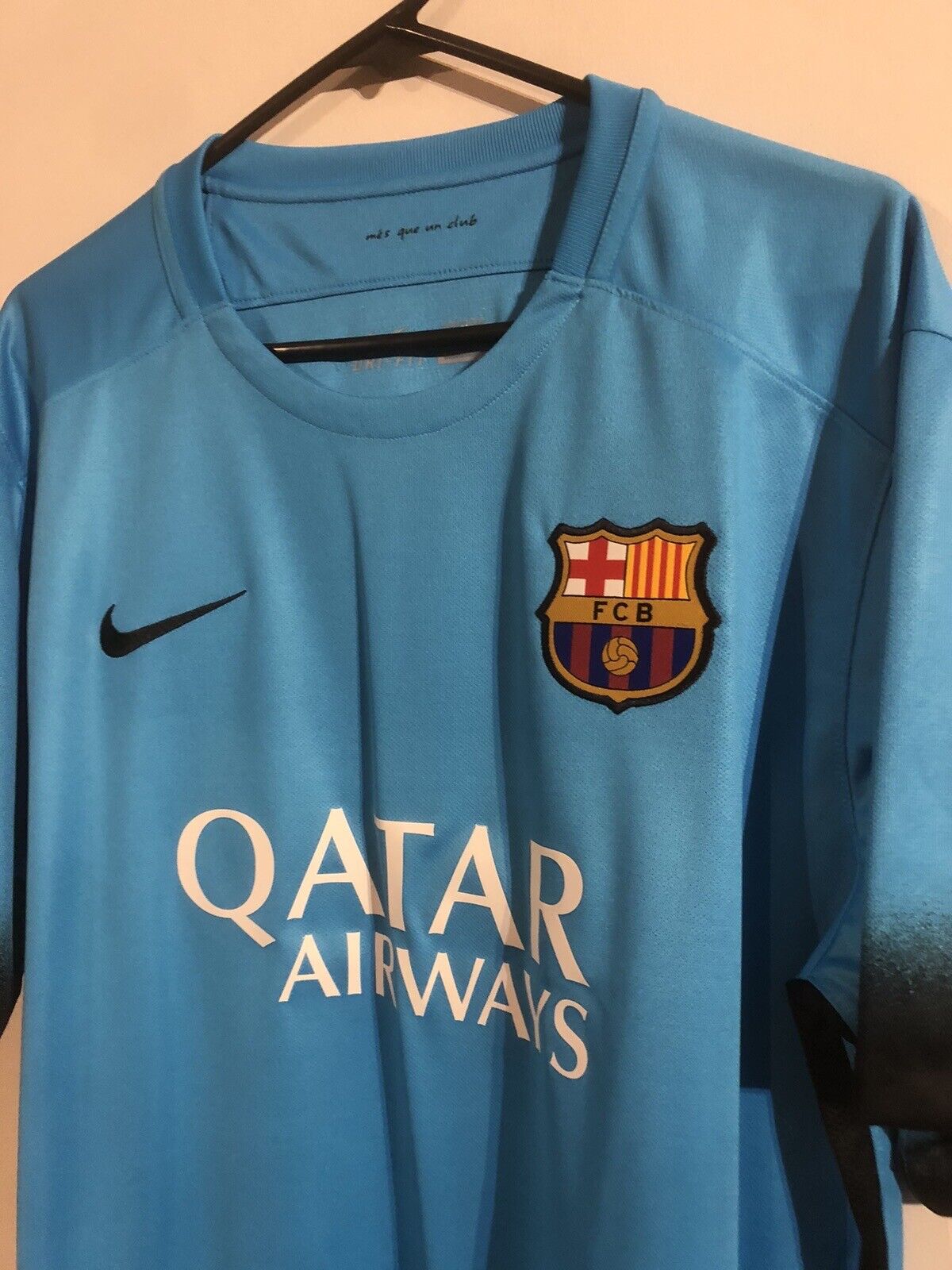 Messi #10 Barcelona 2015/16 X-Large 3rd Football Shirt Jersey Trikot Nike BNWT