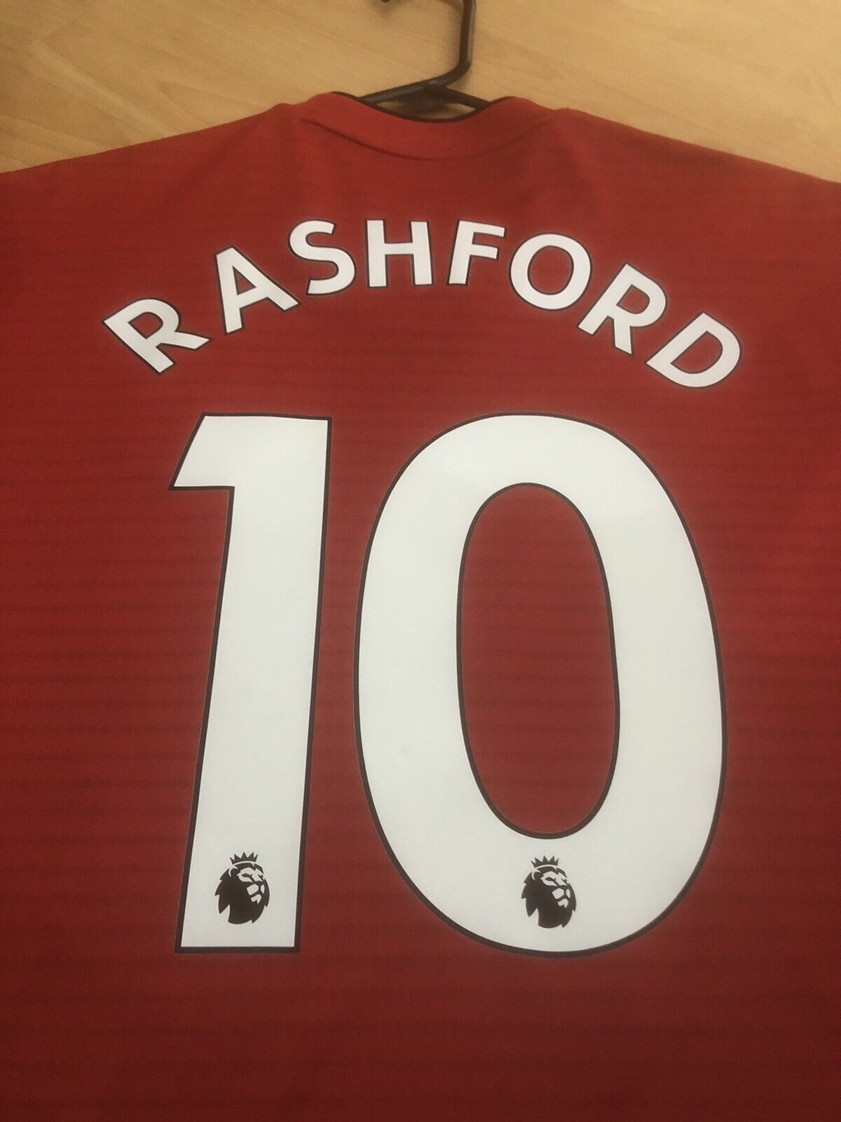 Rashford 10 Manchester United Medium 2018 19 Home Excellent Condition Cg0040