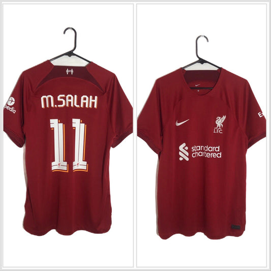 M Salah 11 Liverpool Large 2022 23 Home Nike Excellent Condition Dm1843 609