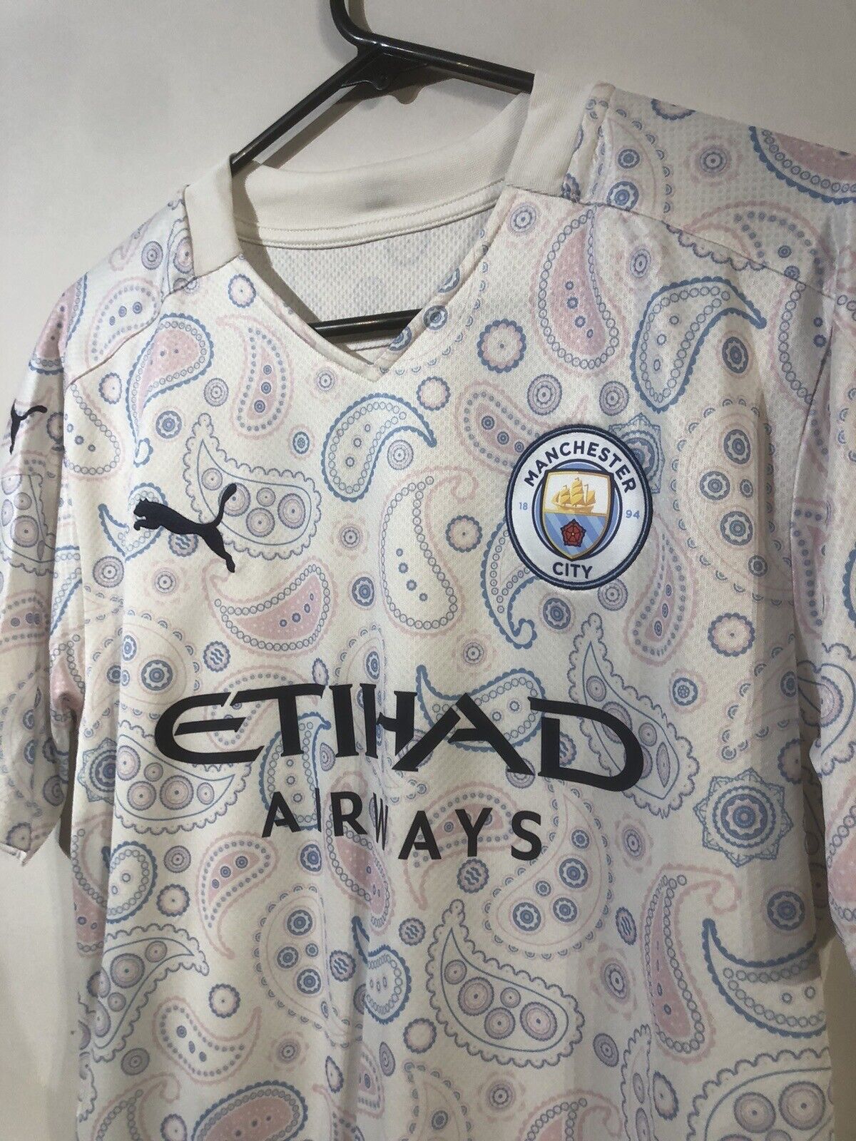 Rodrigo #16 Manchester City 2020/21 Medium 3rd Shirt Puma Excellent Condition