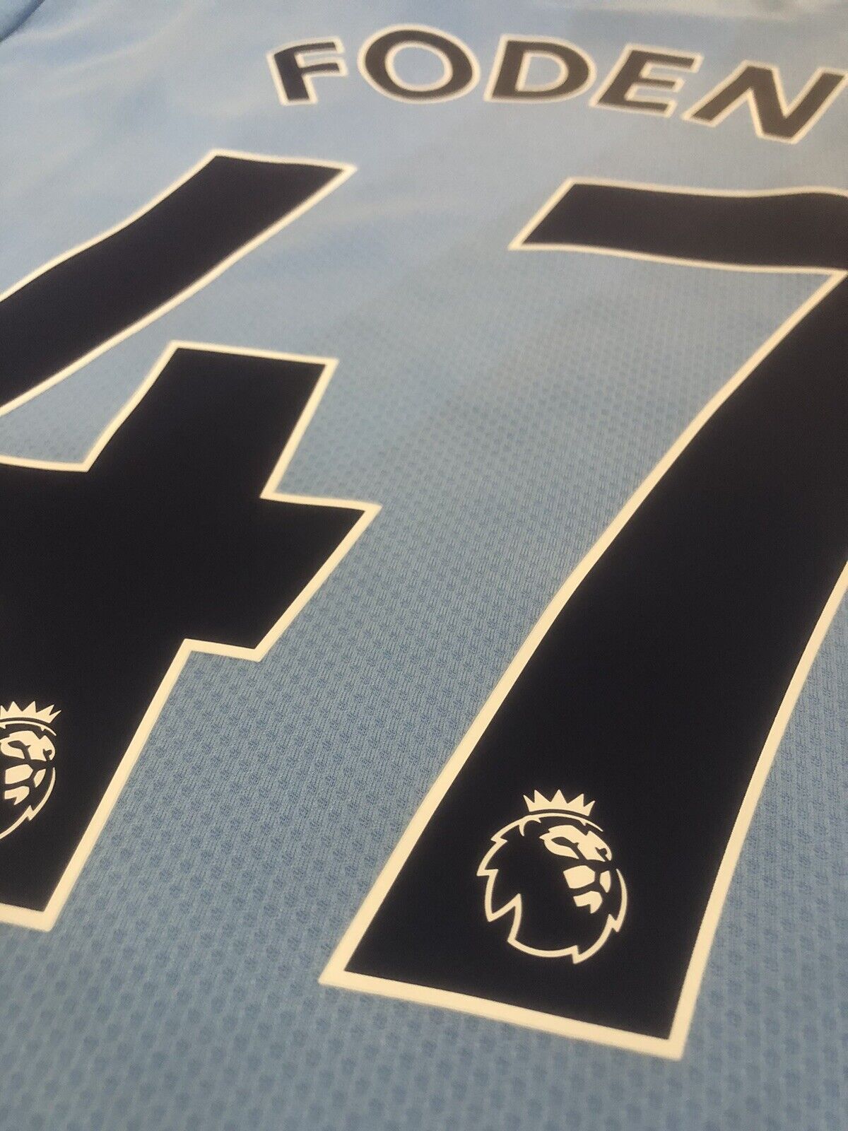 Foden 47 Manchester City 2020 21 Home Medium Shirt Excellent Condition 757058 01