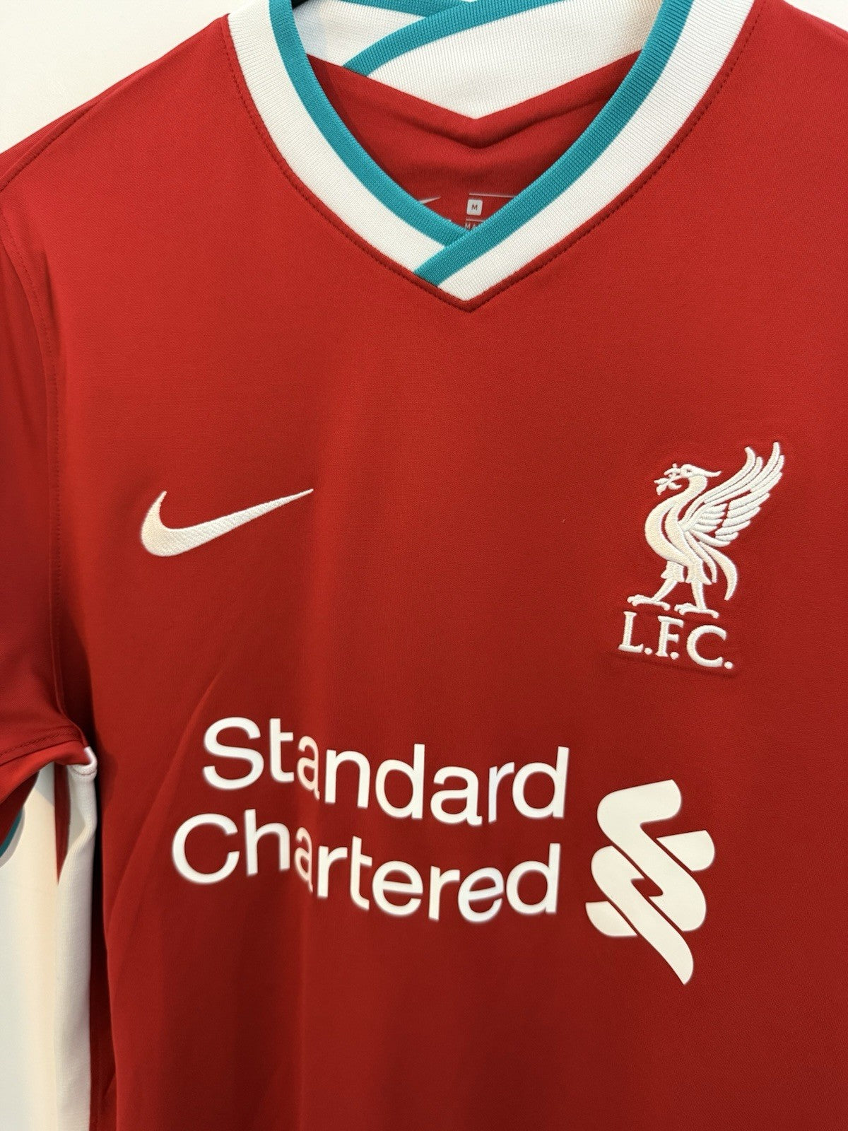 Liverpool Firmino #9 2020/21 Medium Home Shirt Excellent Condition CZ2636-687