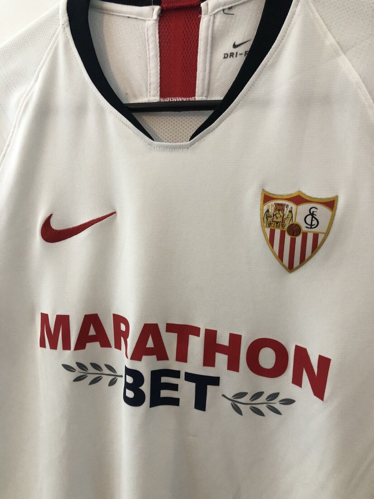 Ever Banega 10 Sevilla 2019 20 Home Medium Shirt Excellent Condition  Aj1018 104