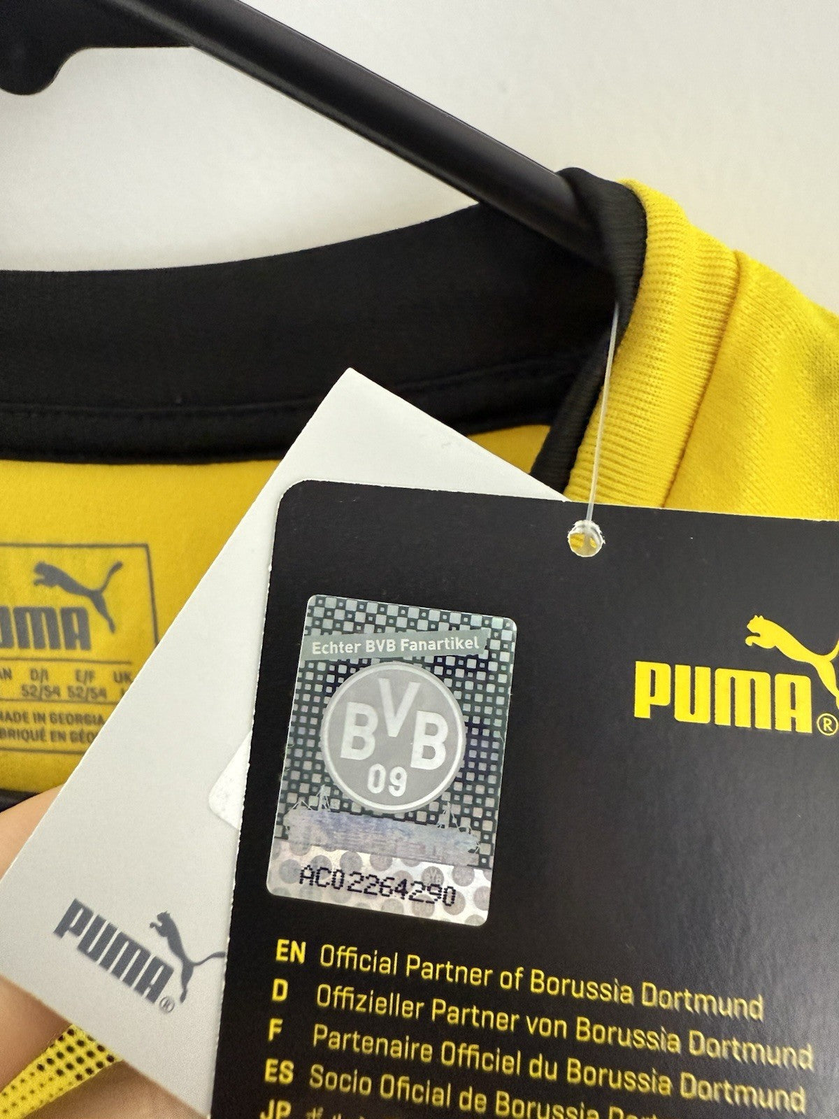 Borussia Dortmund M. Gotze #10 2017/18 Large Home Shirt Puma BNWT 751670-01