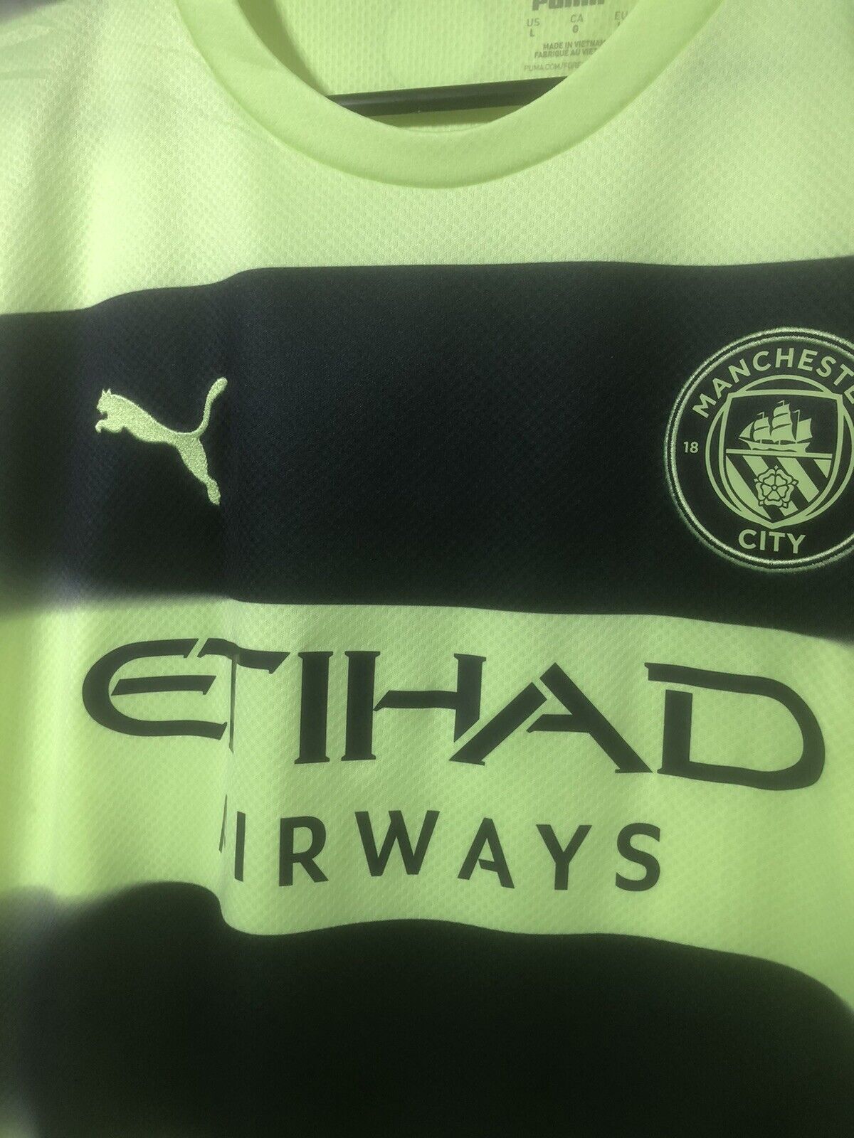 Rodri 16 Manchester City 2022 23 Large 3rd Shirt Excellent Condition 765734 03