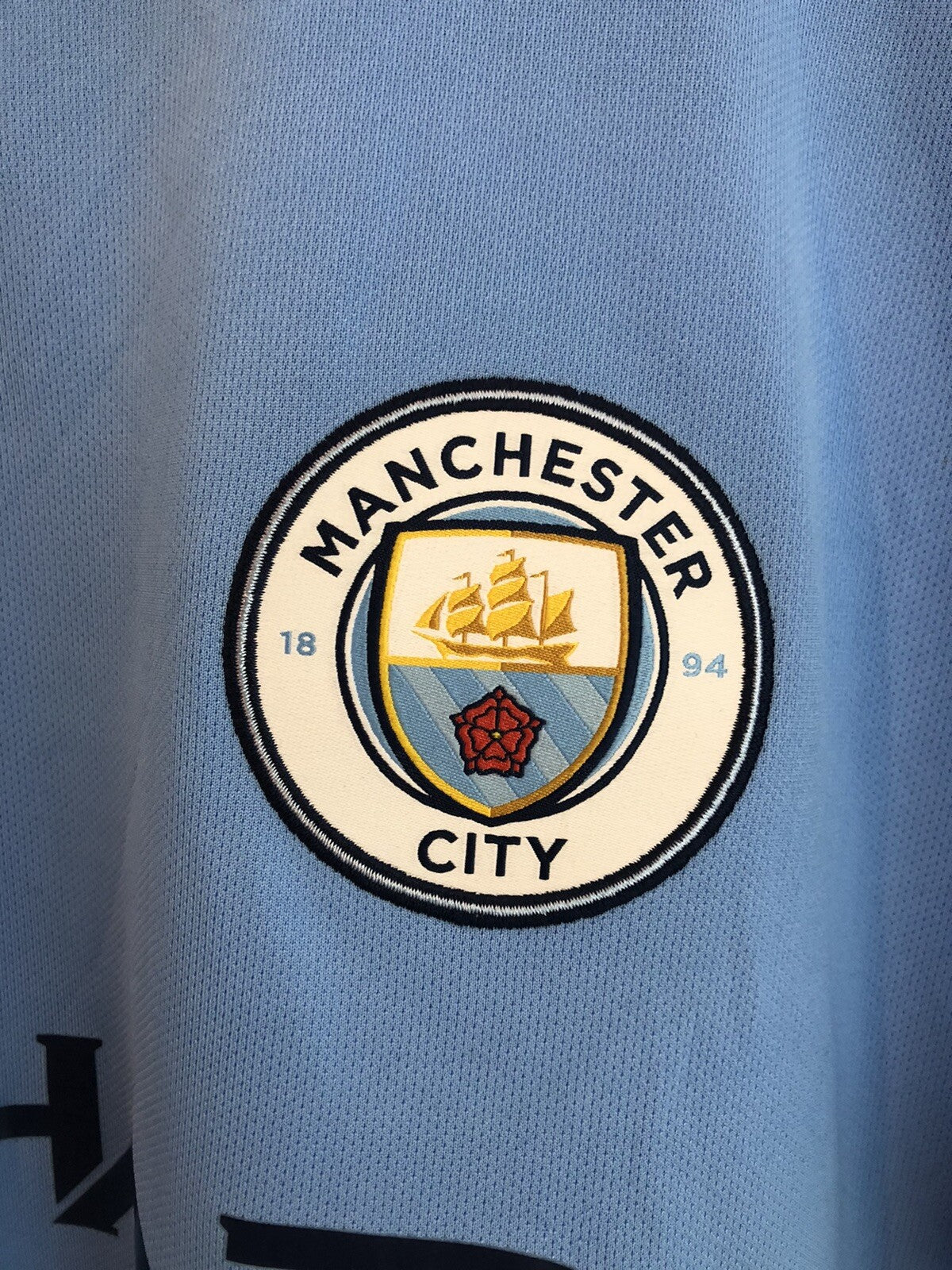 Man City De Bruyne #17 2018/19 XL Home Shirt Excellent Condition 894431-489