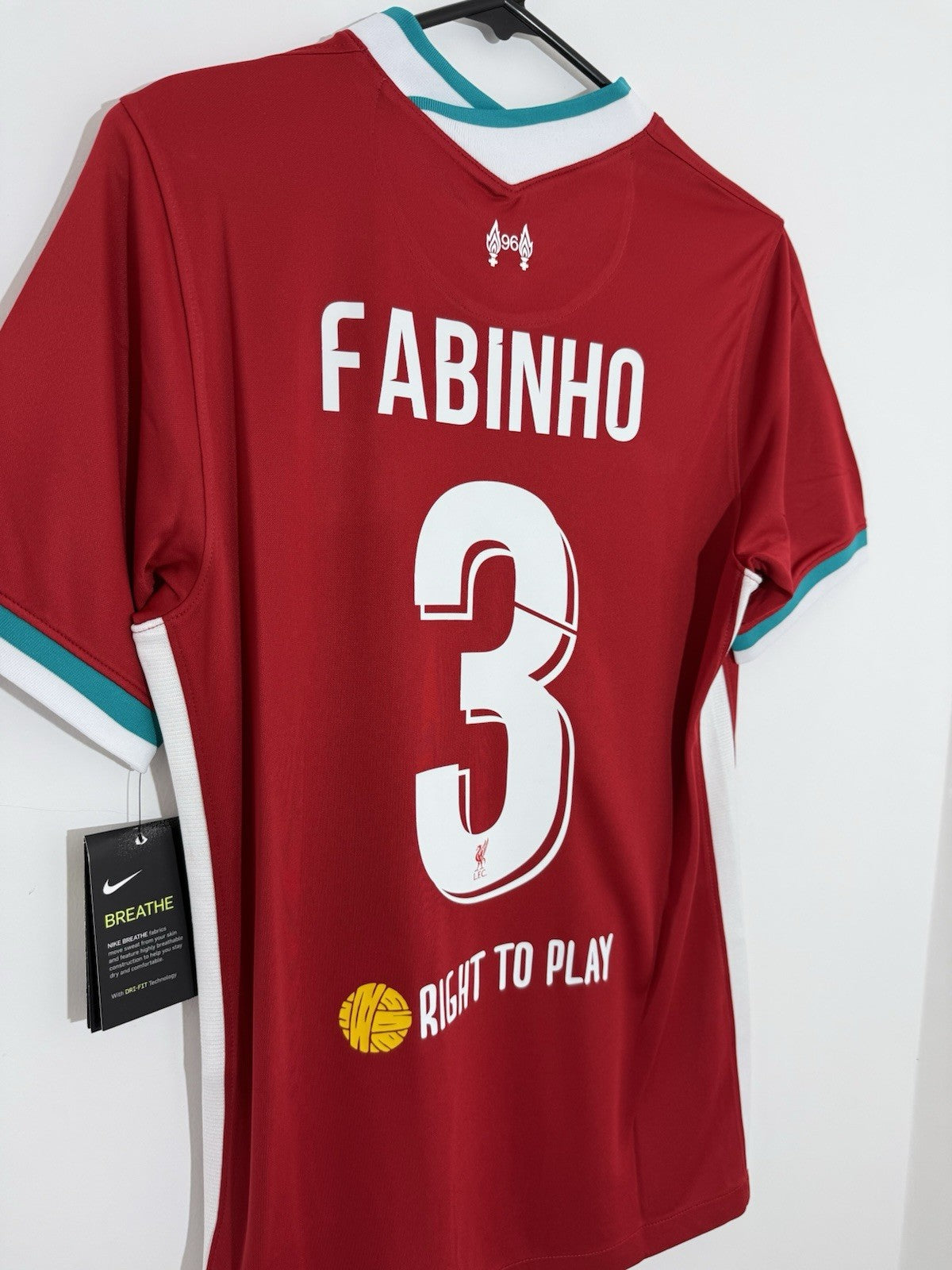 Liverpool Fabinho #3 2020/21 Small Home Shirt Nike BNWT CZ2636-687