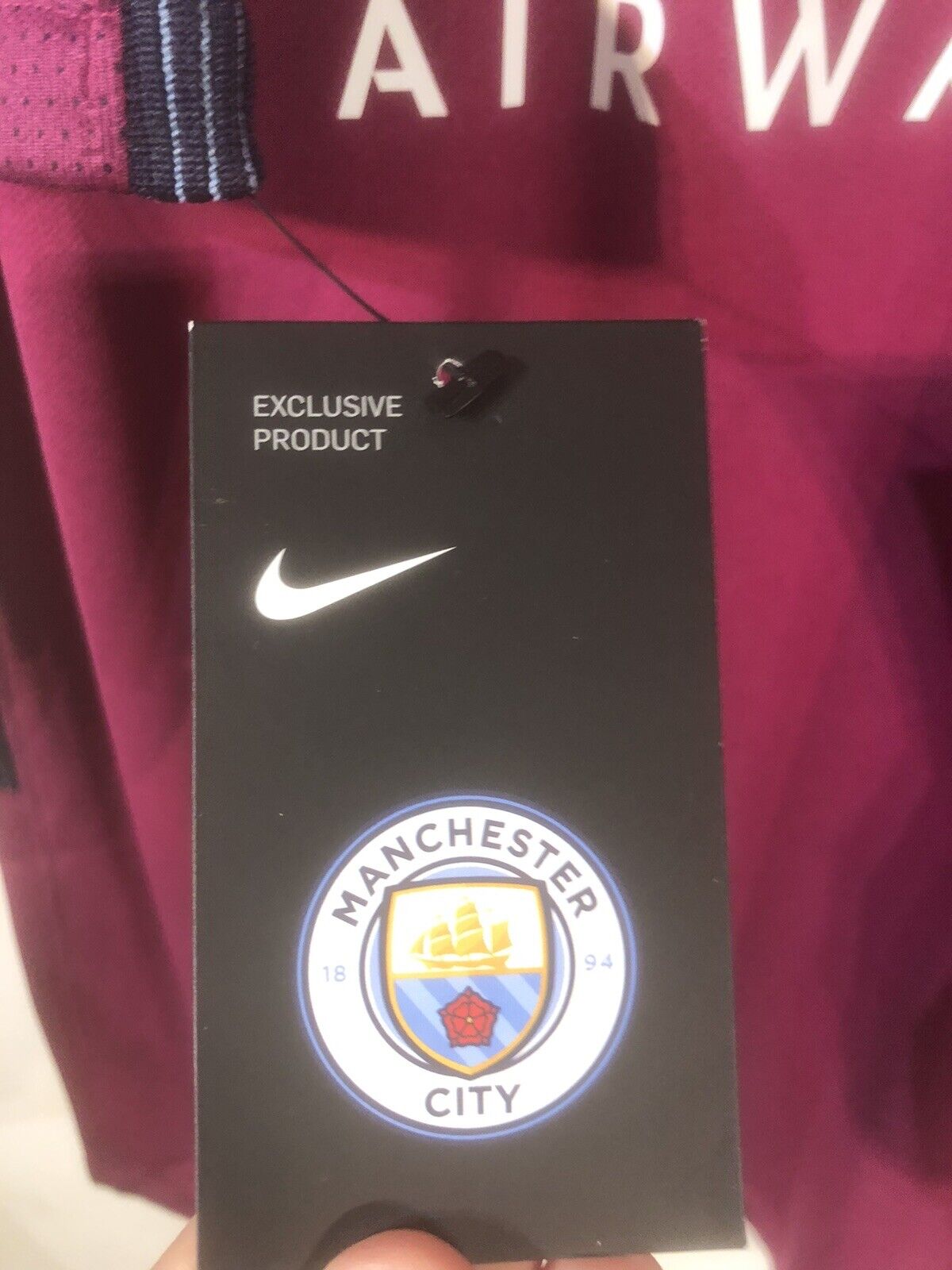 Gundogan #8 Manchester City 2017/18 Medium Away Football Shirt Nike BNWT