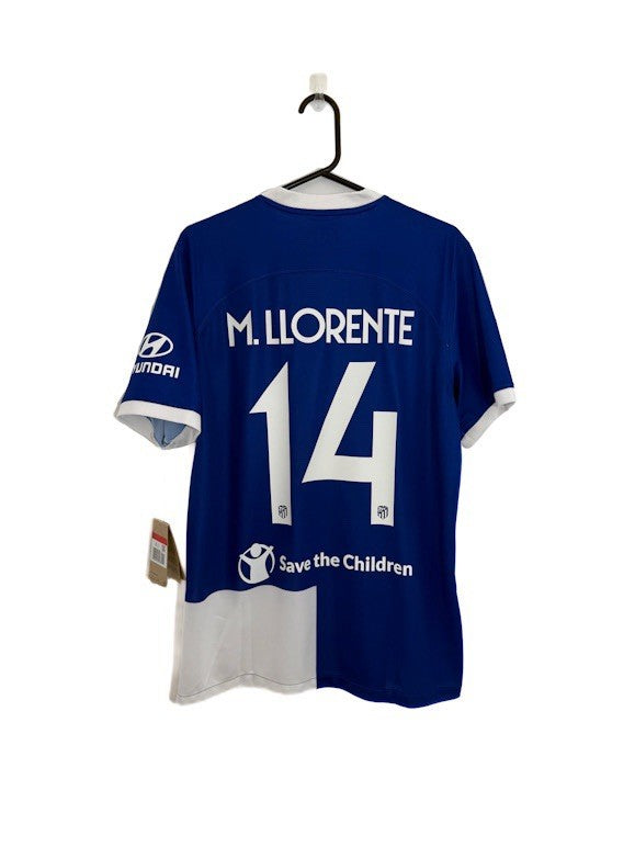 Atletico Madrid M. Llorente #14 2023/24 Large 3rd Shirt BNWT DX2679-418