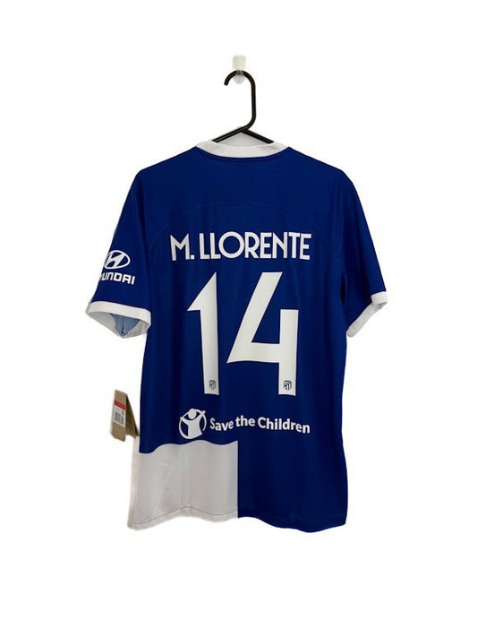 Atletico Madrid M. Llorente #14 2023/24 Large 3rd Shirt BNWT DX2679-418