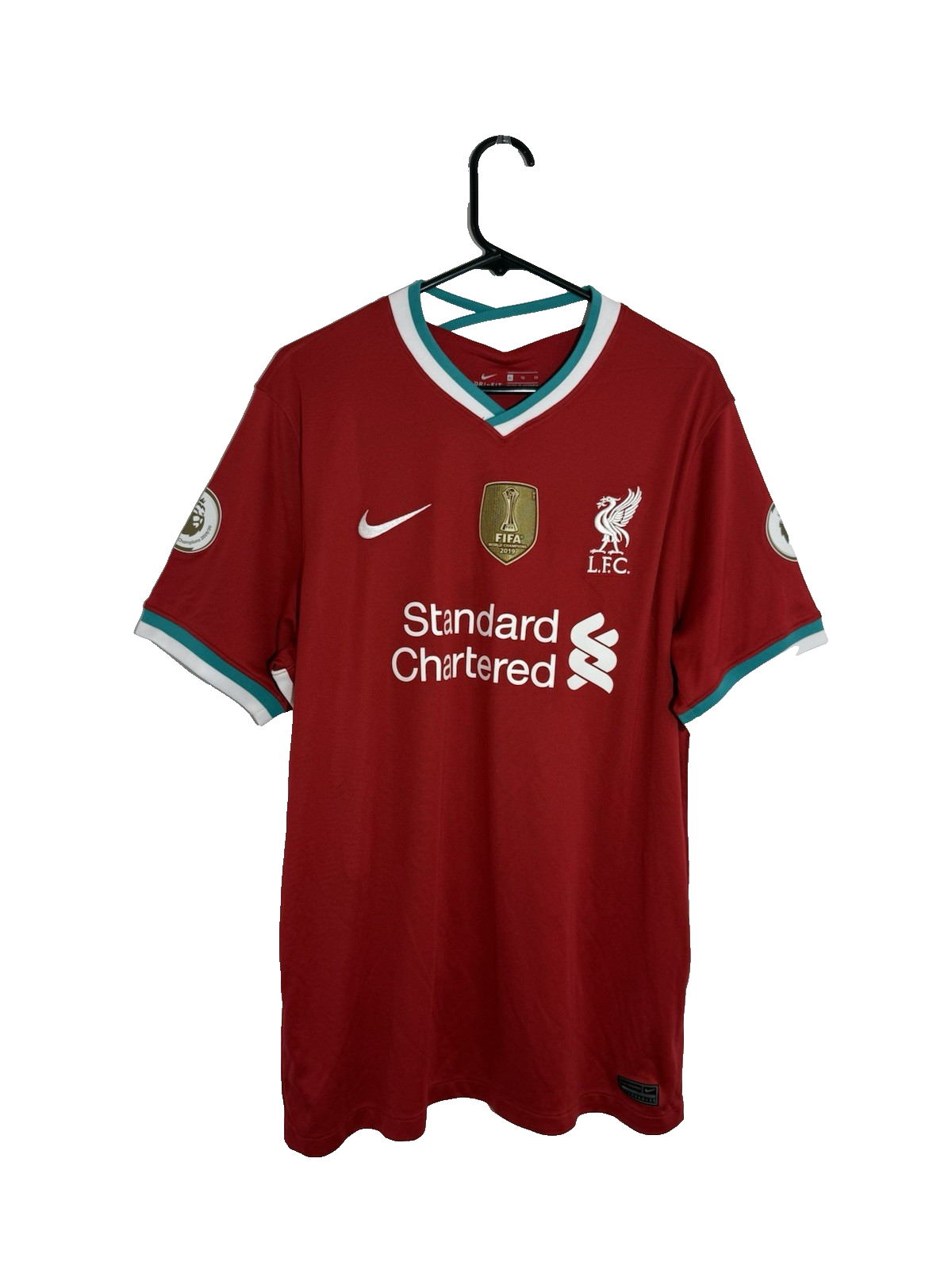 Liverpool Virgil #4 2020/21 XL WCC Home Shirt Excellent Condition CZ2636-687