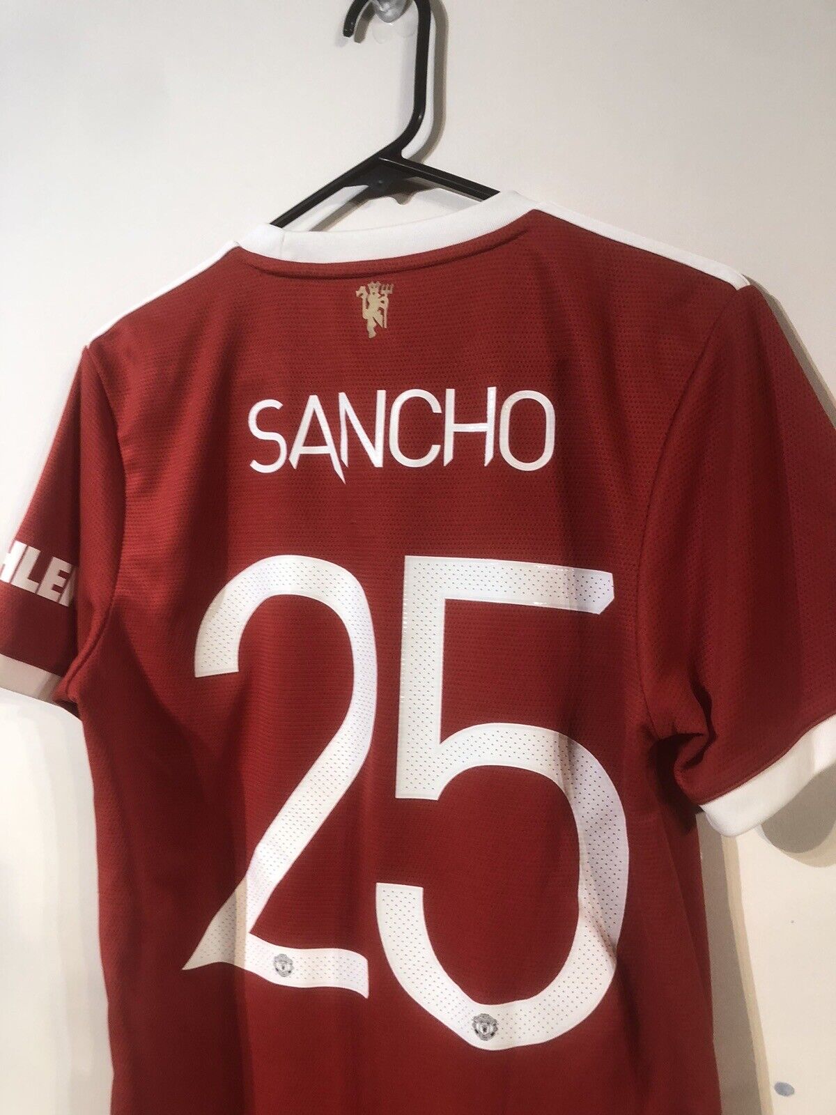 Sancho #25 Manchester United Small 2021/22 Home Shirt Excellent Condition