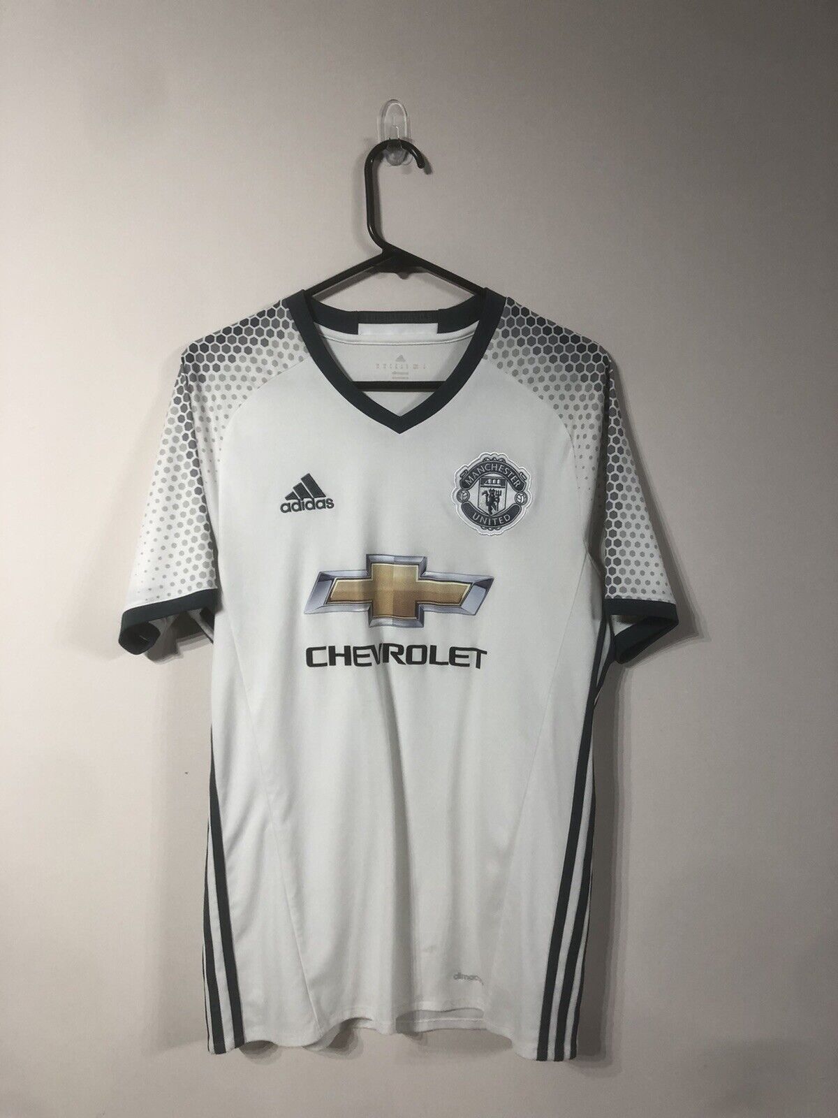 Carrick #16 Manchester United 2016/17 Medium 3rd Shirt Very Good Conditio AI6690