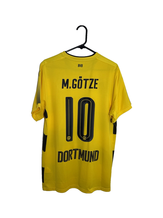 Borussia Dortmund M. Gotze #10 2017/18 Large Home Shirt Puma BNWT 751670-01