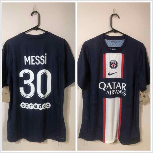 Messi #30 Paris St Germain DriFitAdv 2022/23 Large Home Shirt Excellent Conditio