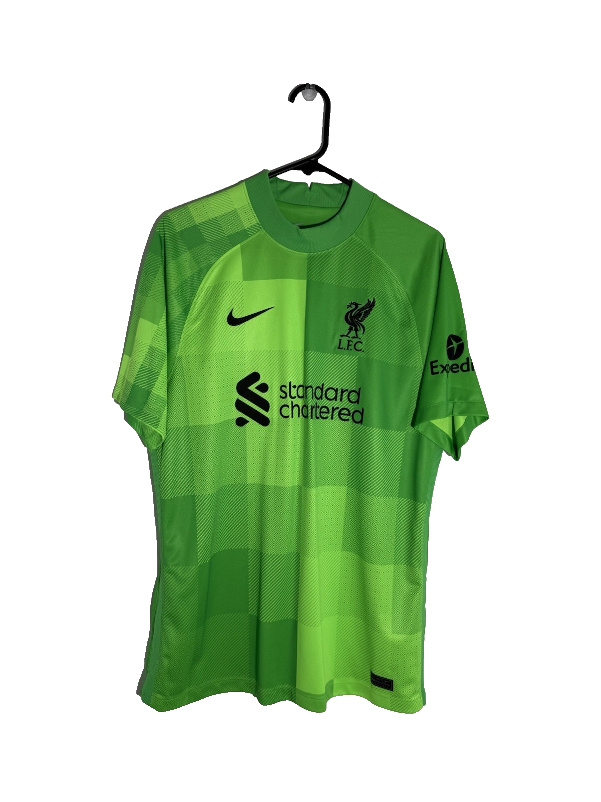 Liverpool A. Becker #1 2021/22 Large Home Goalkeeper Shirt Nike BNWT DB2559-330