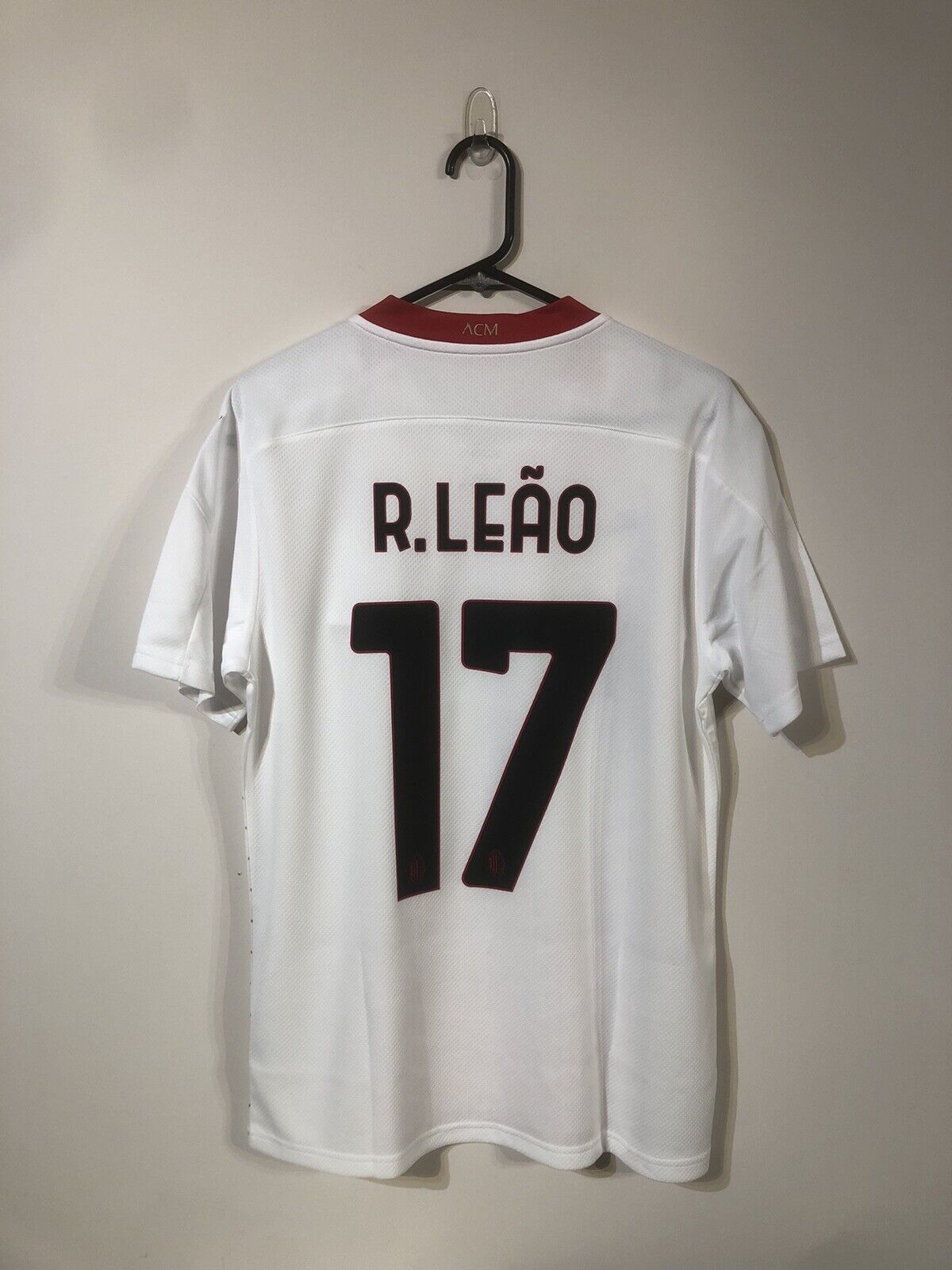 R. Leao #17 AC Milan Medium 2020/21 Away Football Shirt Puma BNWT