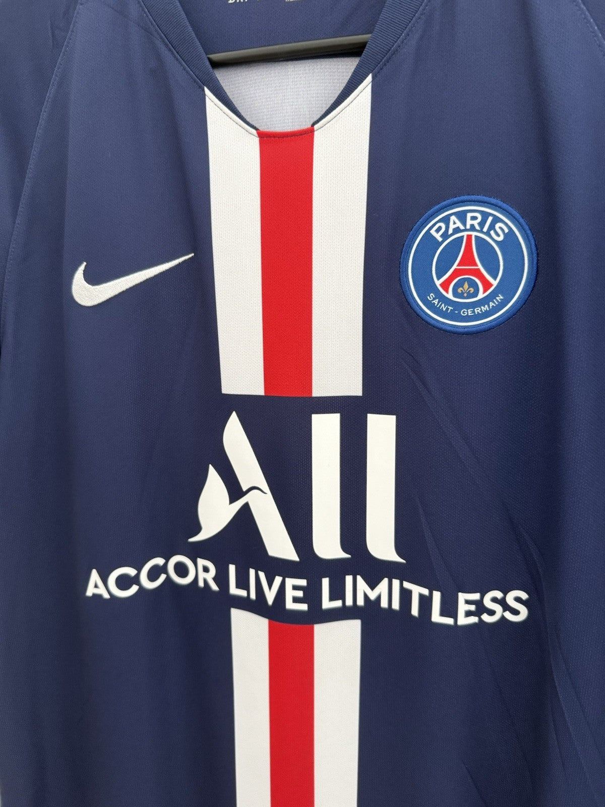 Paris St Germain Mbappe #7 2019/20 Large Home Excellent Condition AJ5553-411