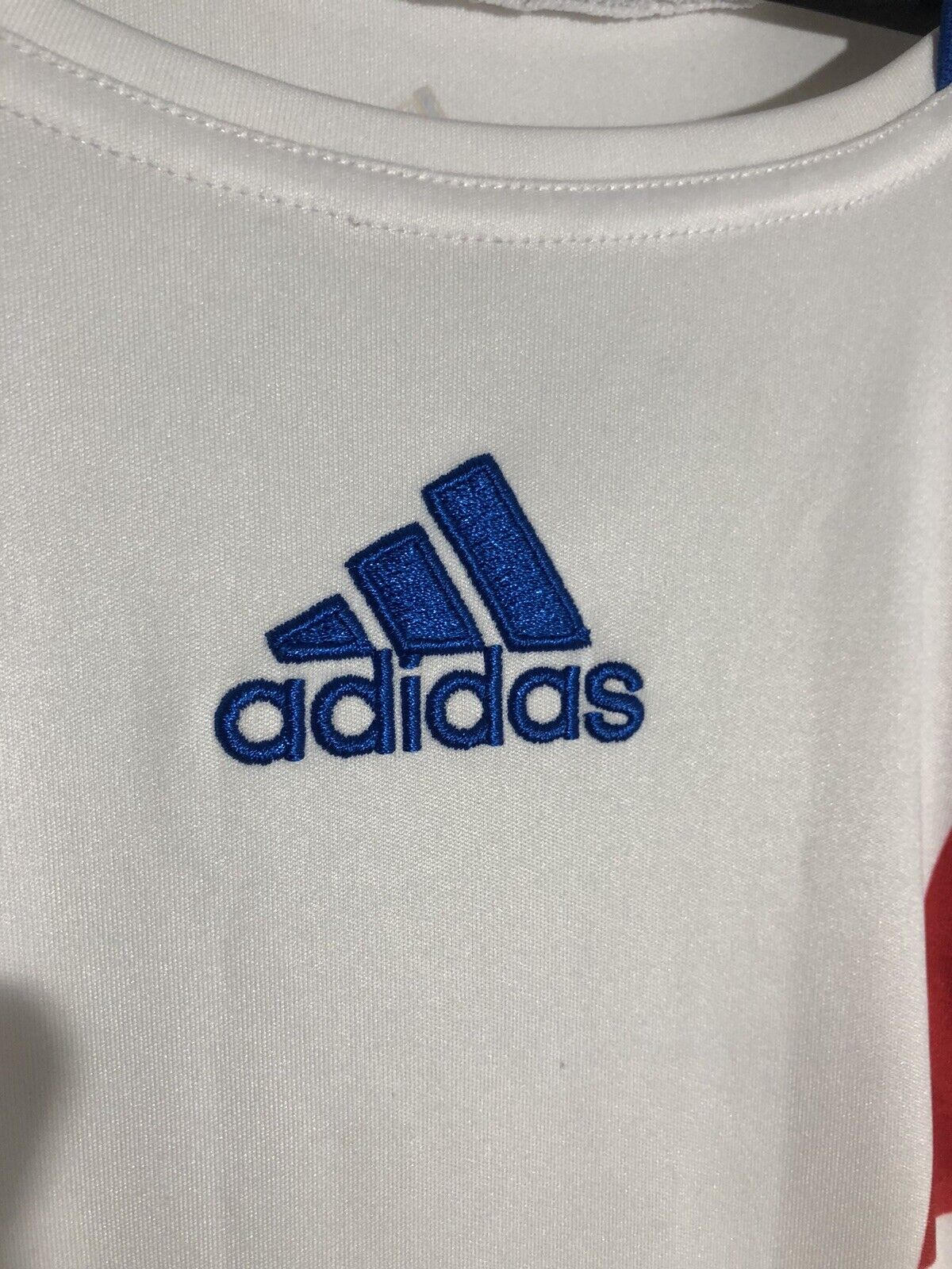 Olympique Lyonnais 2010 11 Xl Home Shirt Adidas Excellent Condition P00333