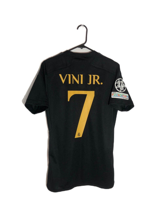 Vini Jr #7 Real Madrid 2023/24 3rd Small Cl Shirt Excellent Condition IN9846