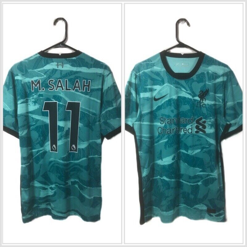 M Salah 11 Liverpool Medium 2020 21 Away Nike Excellent Condition Cz2635 354