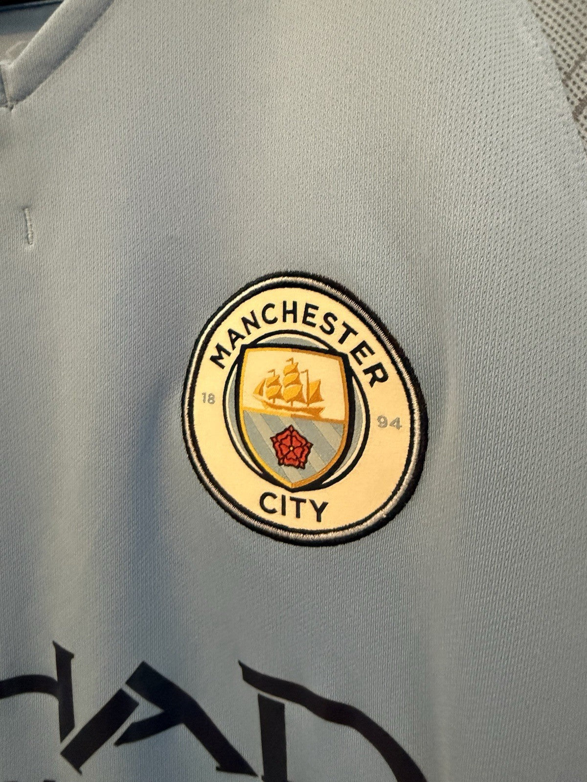 Manchester City Kompany #4 2018/19 Medium Home Excellent Condition 894431-489