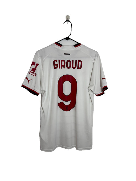 AC Milan Giroud #9 2022/23 Medium Away Shirt Puma Excellent Condition 765834-02