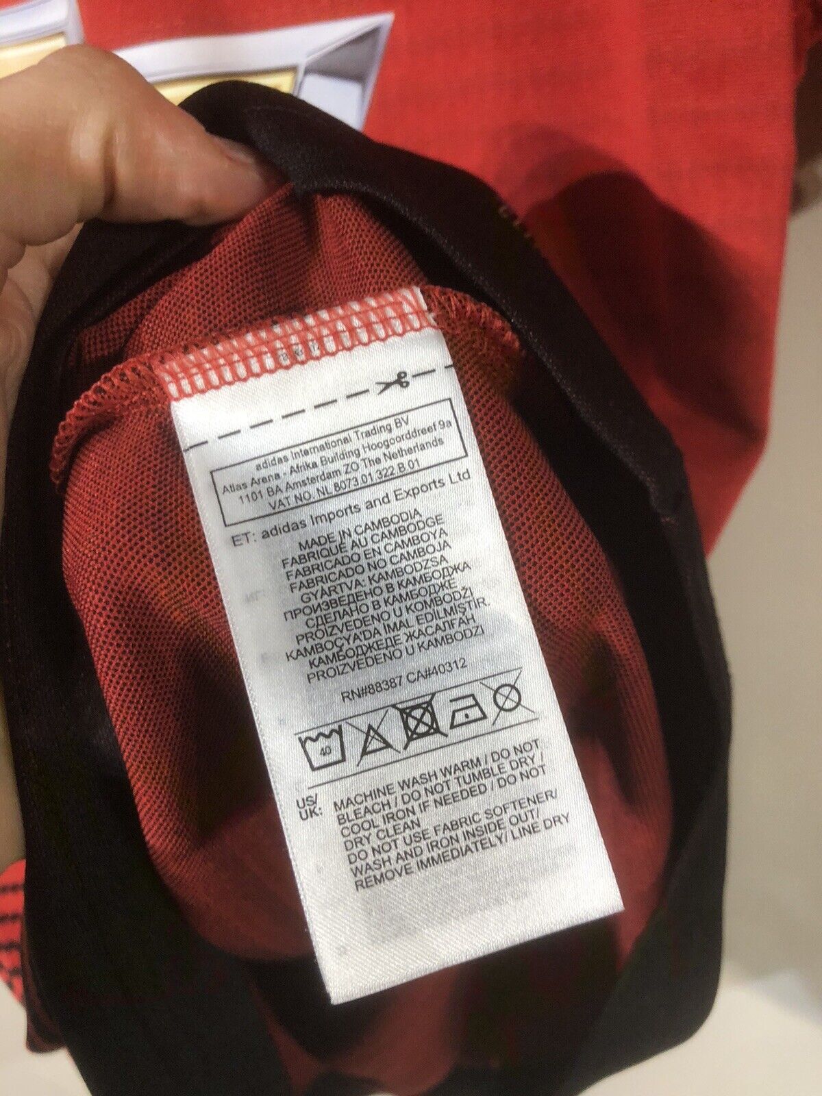 Rashford #10 Manchester United Medium 2018/19 Home Football Shirt Adidas BNWT