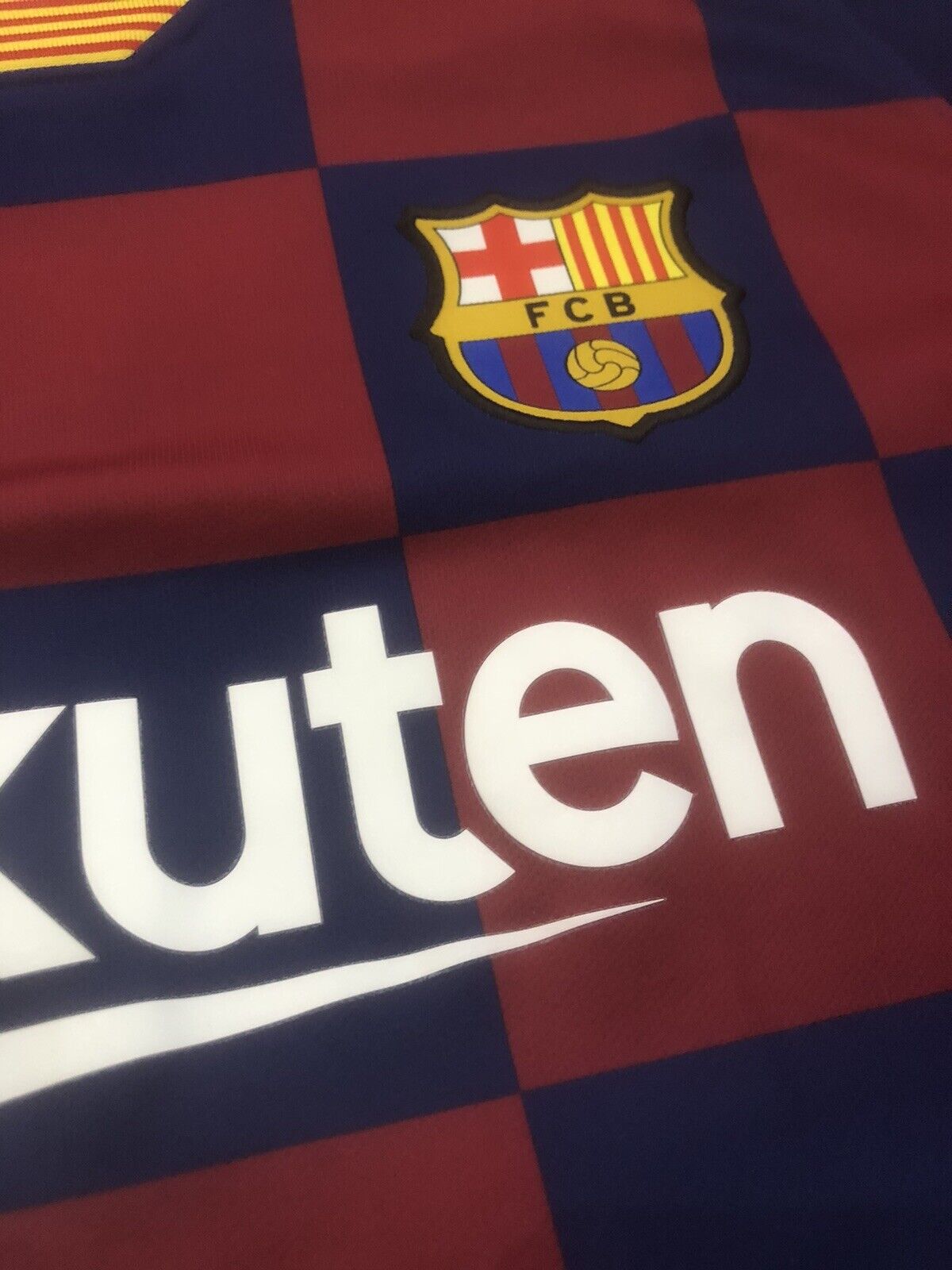 Suarez 9 Barcelona Xl 2019 20 Home Shirt Nike Excellent Condition  Aj5532 456