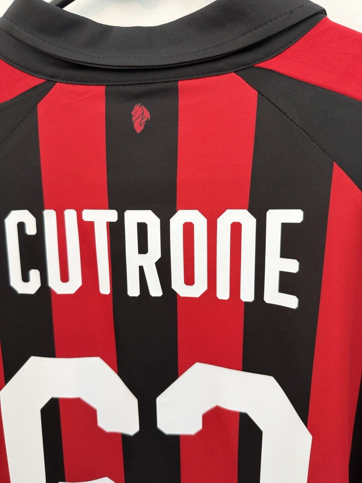 AC Milan Cutrone #63 2018/19 Medium Home Shirt Puma BNWT 754750-06