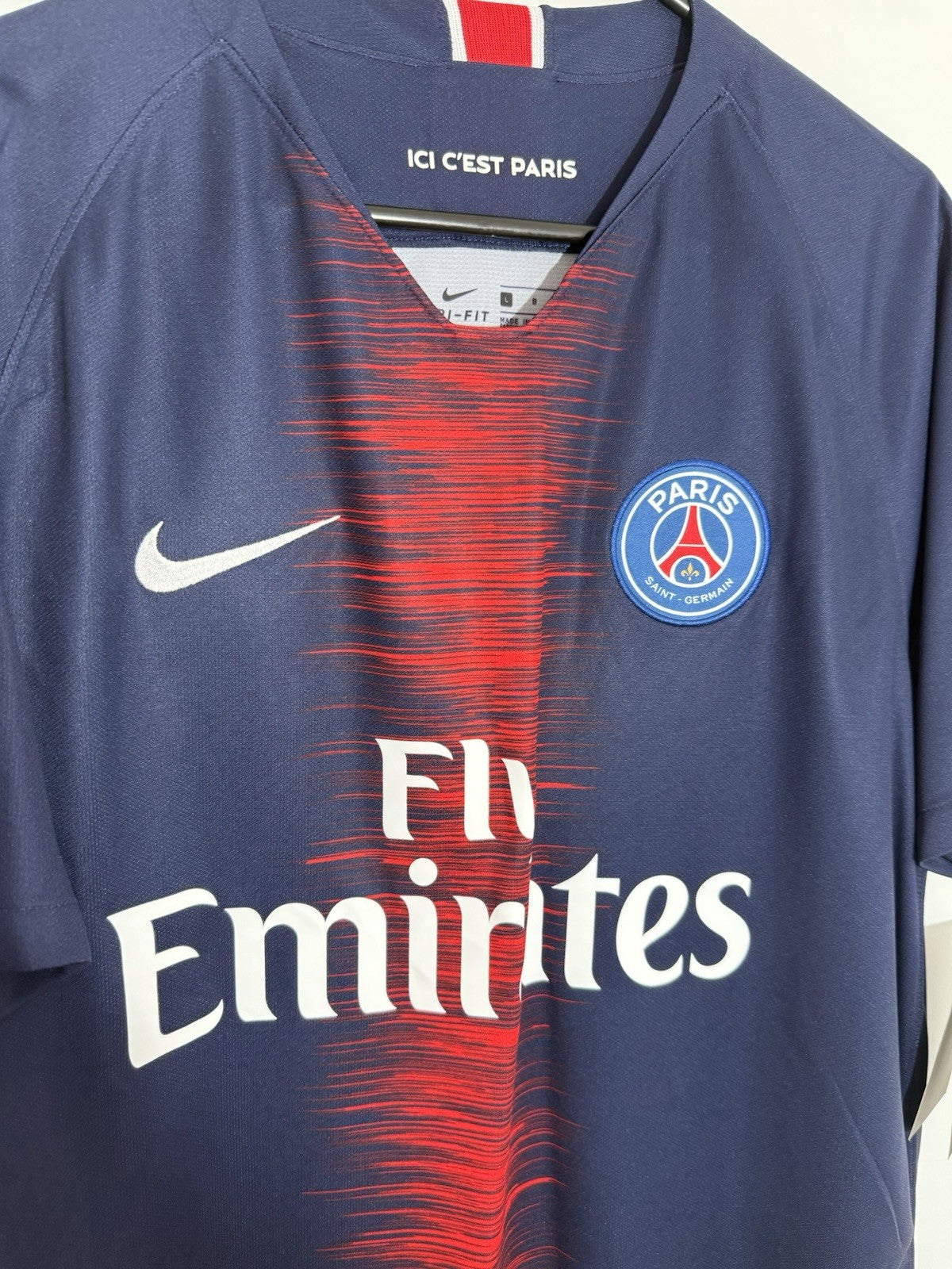 PSG Veratti #6 2018/19 Large Home Shirt Nike BNWT 894432-411