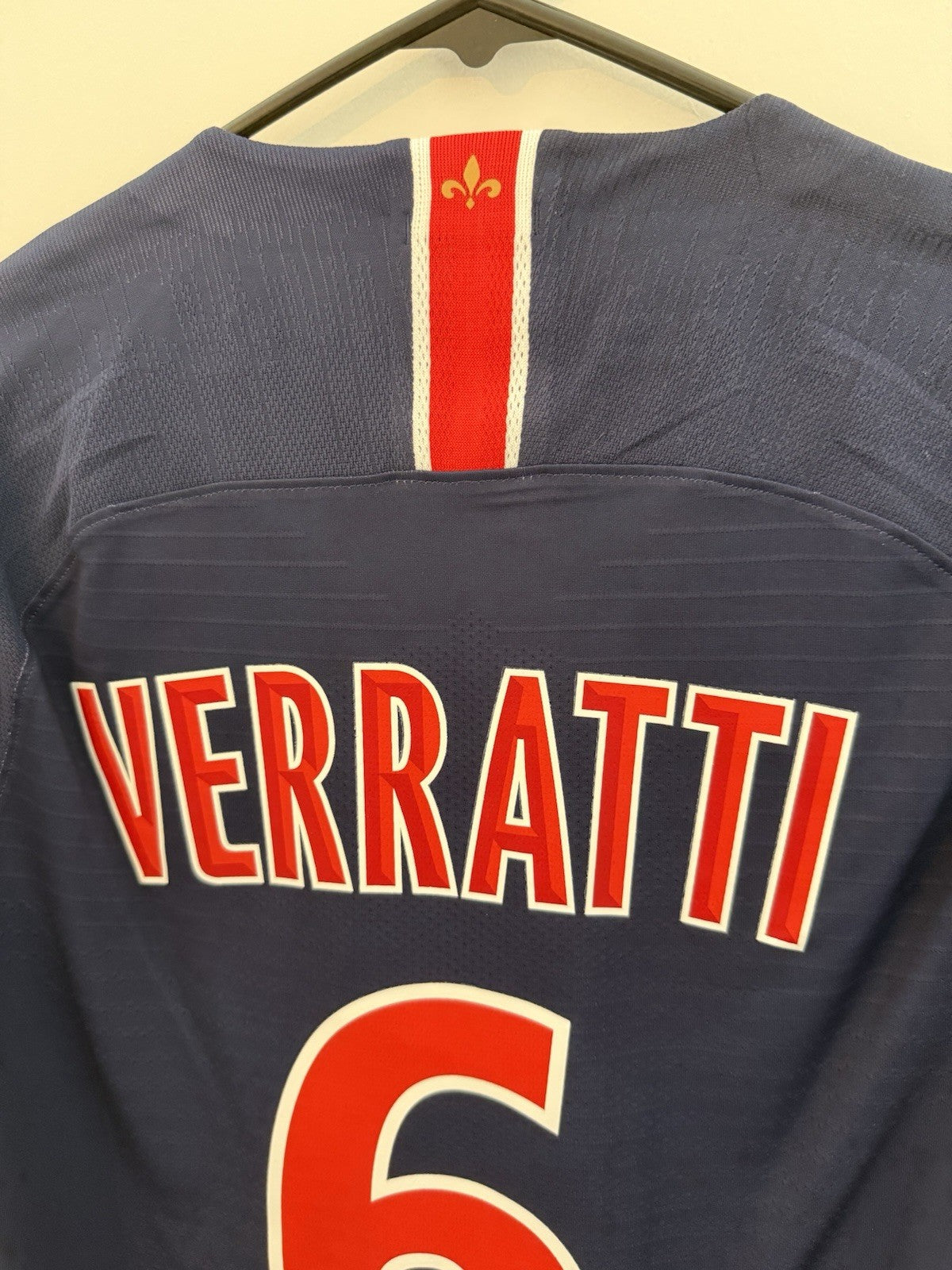 PSG Veratti #6 2018/19 Small Vapor Home Shirt Excellent Condition 894419-411