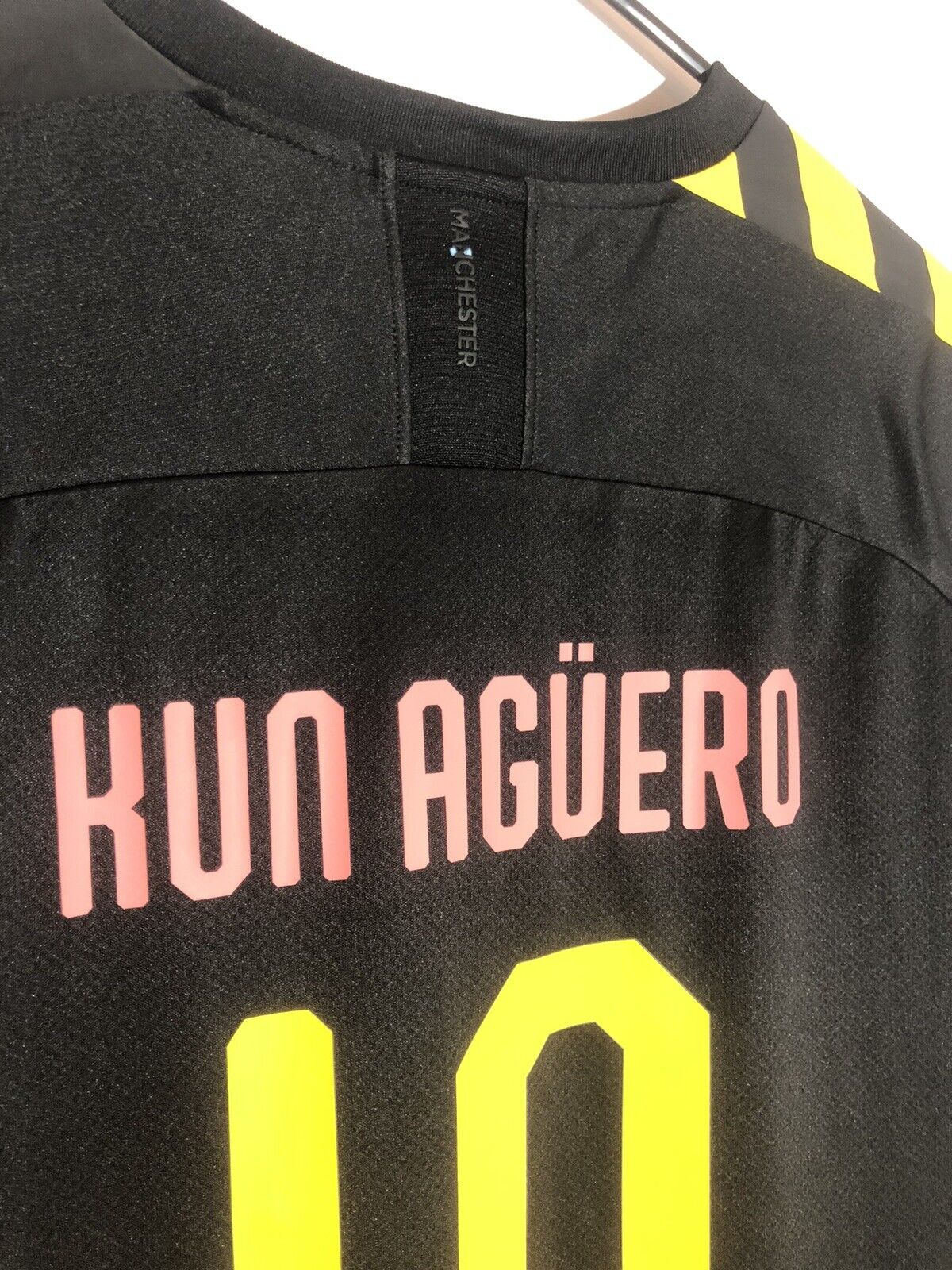 Kun Aguero 10 Manchester City 2019/20 Xl Away Excellent Condition 755590 02
