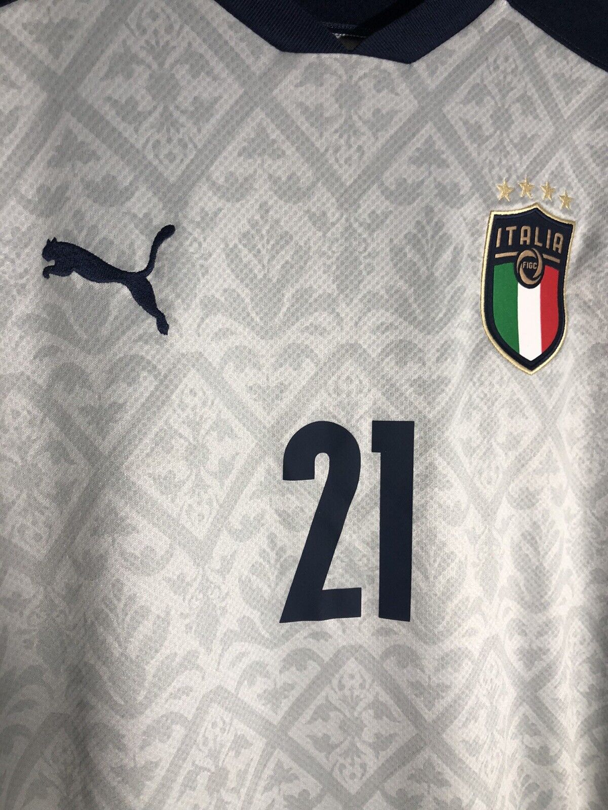 Donnarumma 21 Italy 2020 Away Gk Medium Puma Excellent Condition 756507 05