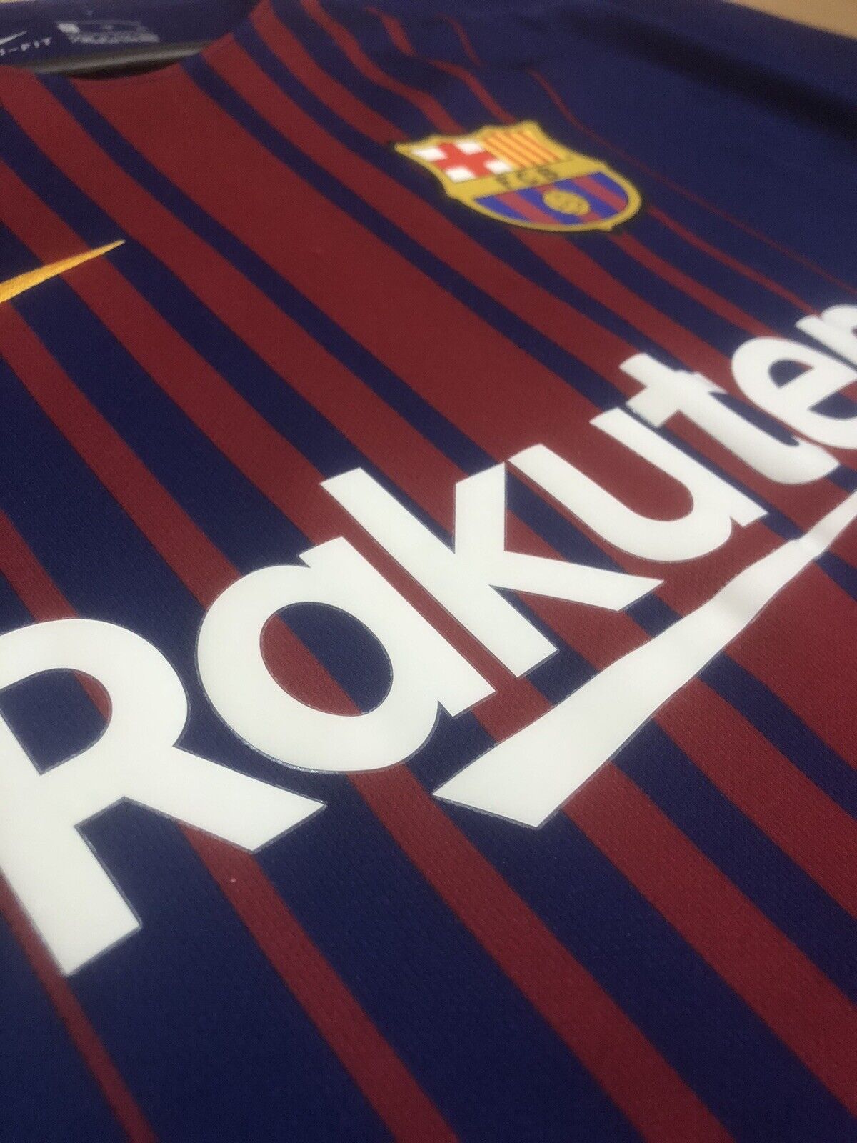 Suarez 9 Barcelona Xl 2017 18 Home Shirt Nike Excellent Condition 847255 457