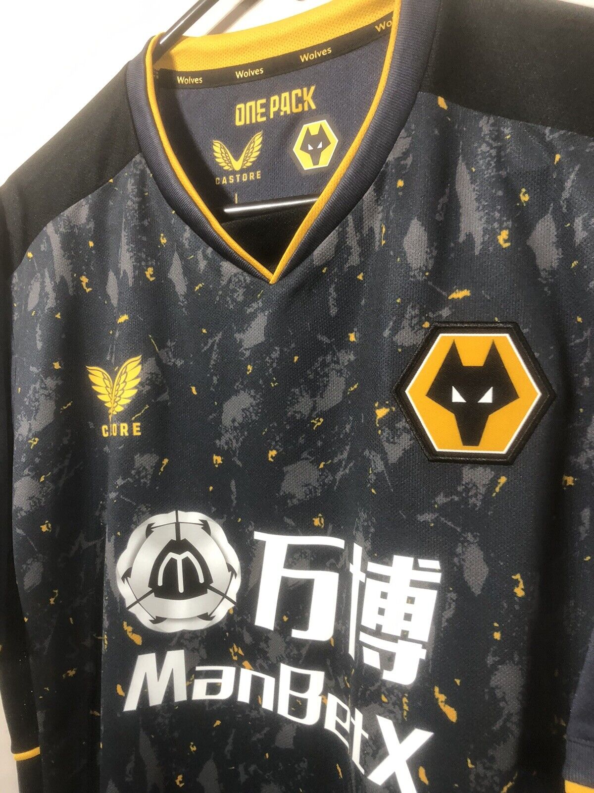Fabio Silva #17 BNWT Wolves 2021/22 Large Away Football Shirt Jersey Castore