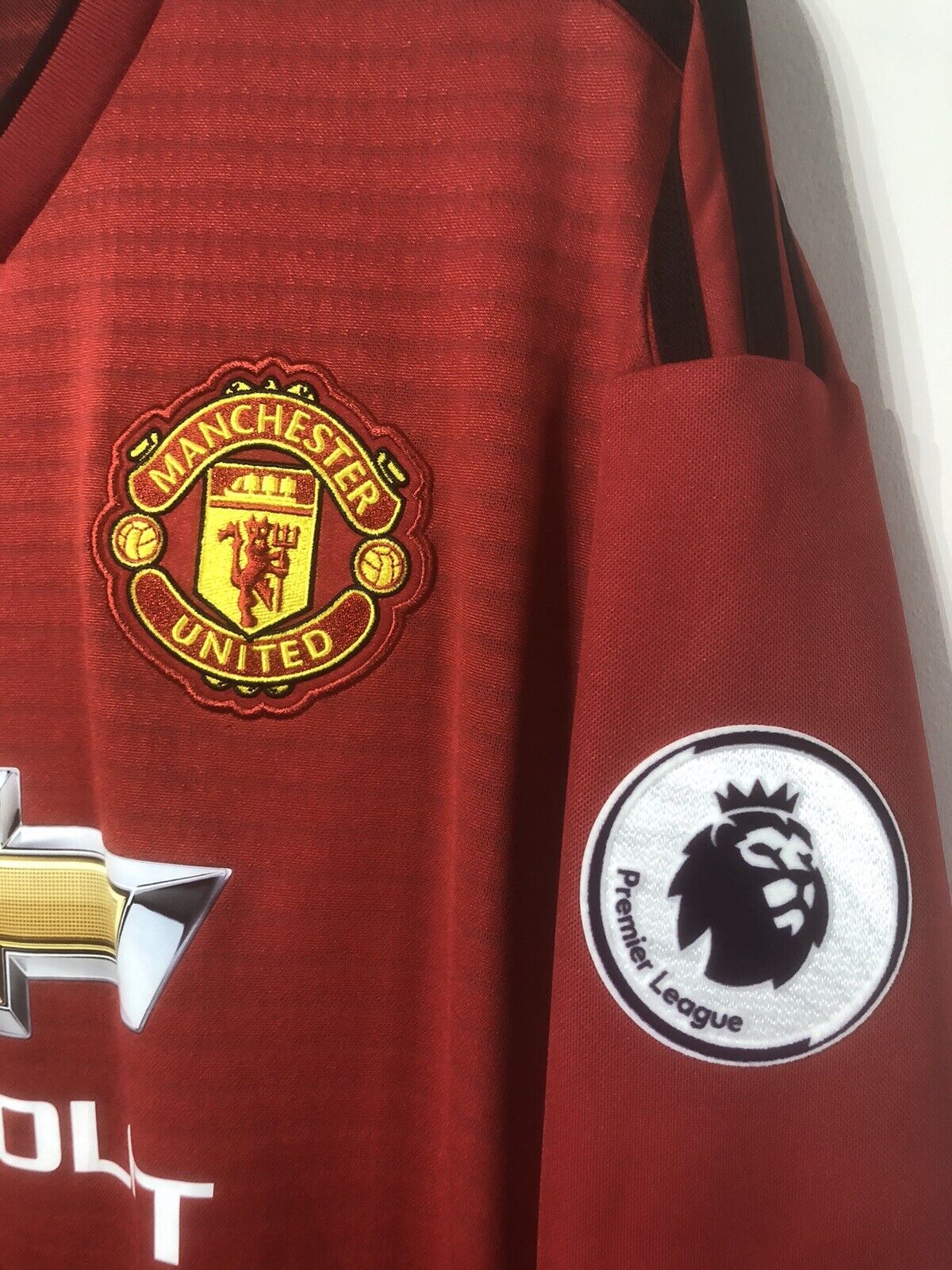 Rashford 10 Manchester United Large Ls 2018 19 Home Excellent Condition Cg0047