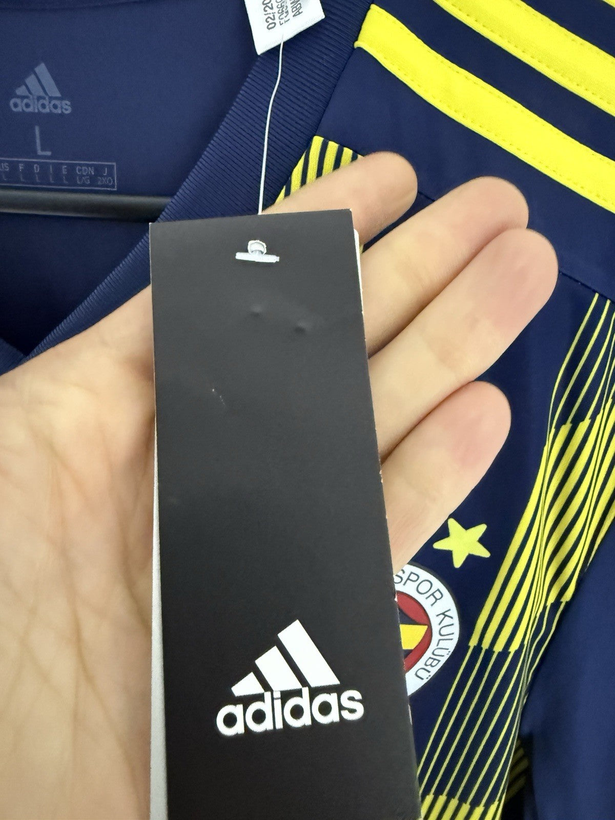 Fenerbahce Ozan Tufan #7 2019/20 Large Home Football Shirt Adidas BNWT FQ6694