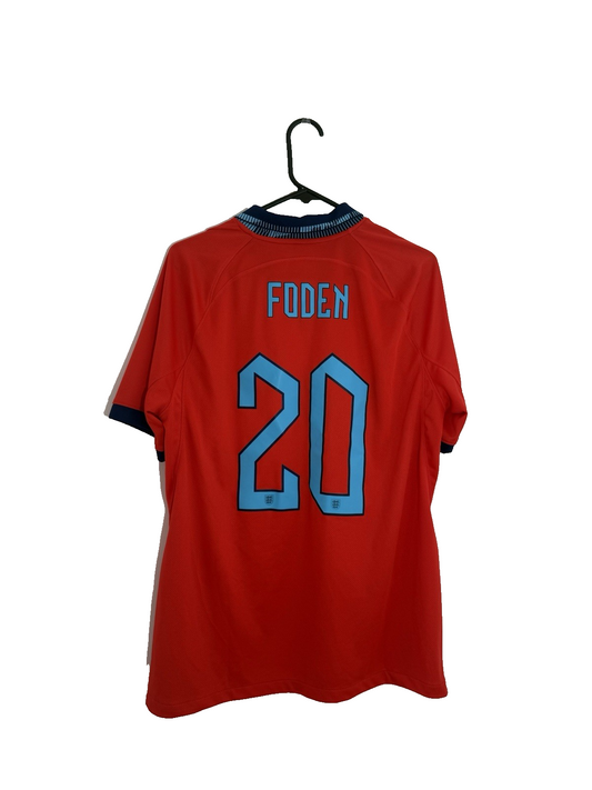 England Foden #20 2022 Large Away Shirt Excellent Condition DN0685-600