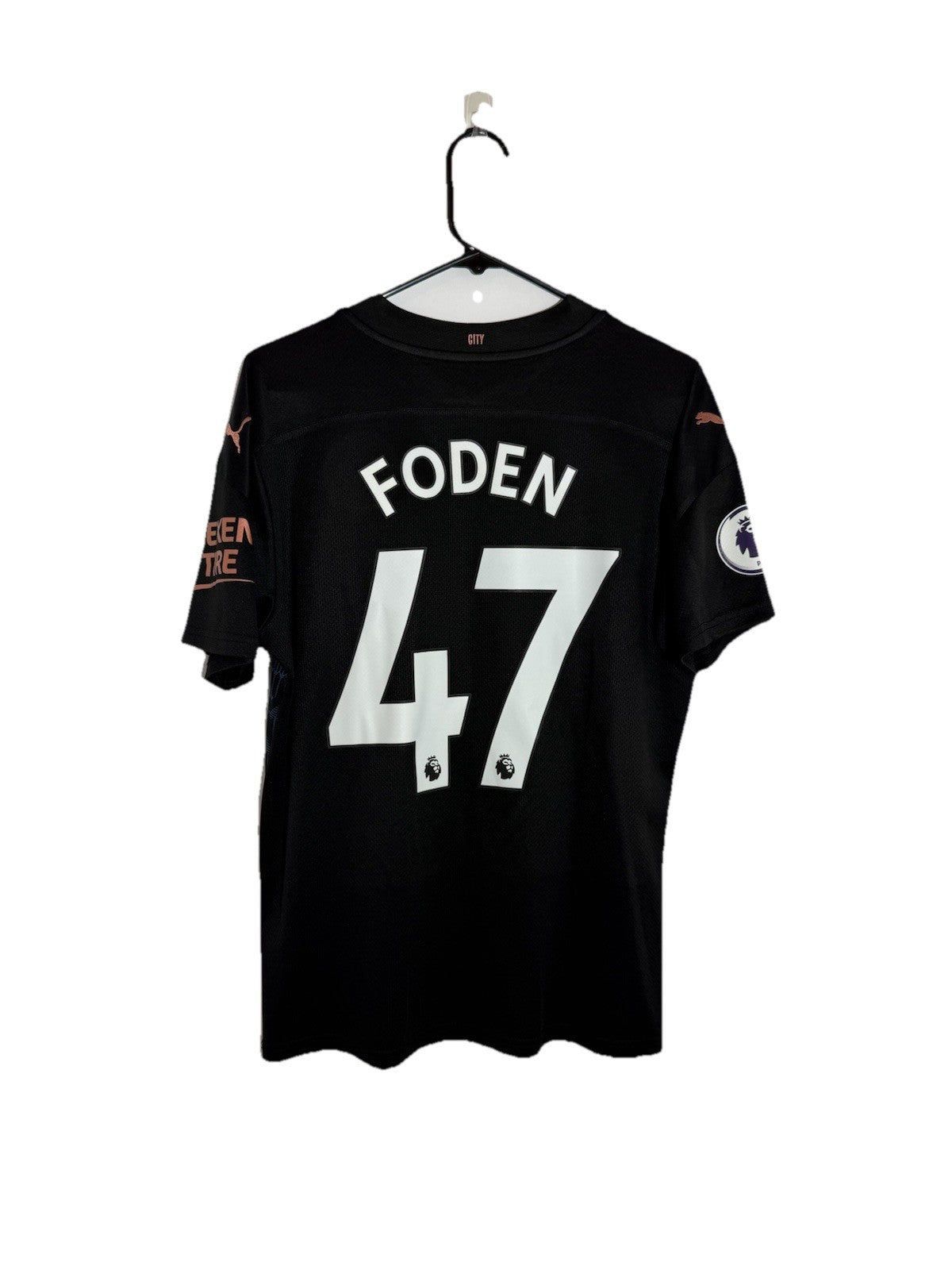 Manchester City Foden #47 2020/21 Medium Away Excellent Condition 757065-02